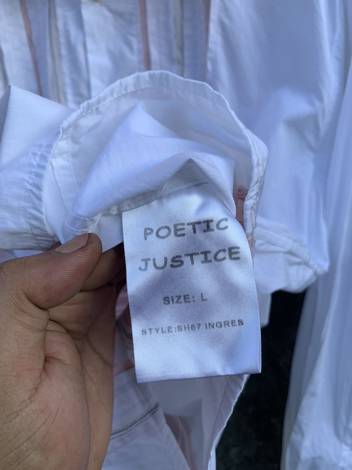 If Six Was Nine Poetic Justice reconstructed dress shirt Size US L / EU 52-54 / 3 - 7 Thumbnail