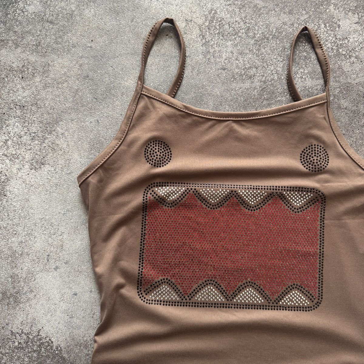 Hysteric Glamour Domo Y2K 2000’s Aesthetic Rhinestones Tank Top Size S / US 4 / IT 40 - 3 Thumbnail