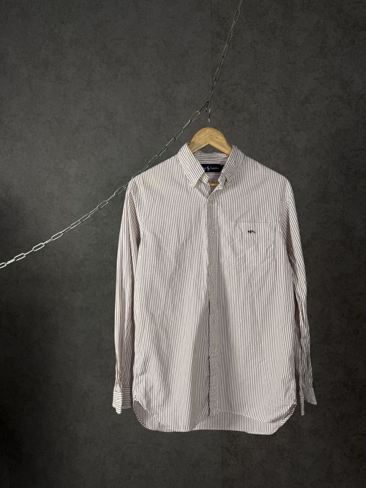 Polo Ralph Lauren Polo Ralph Lauren vintage designer striped shirt Size US M / EU 48-50 / 2 - 1 Thumbnail