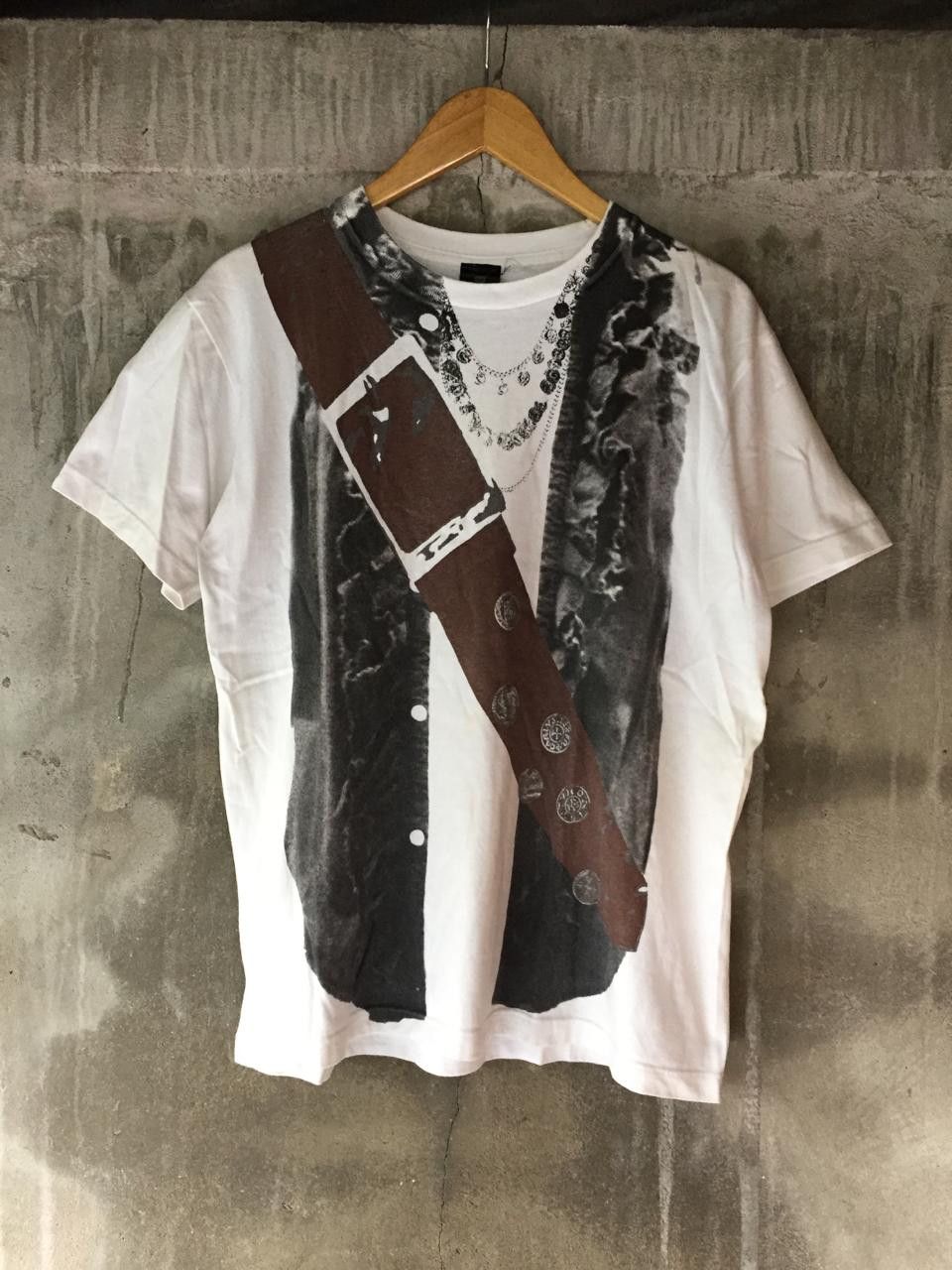 image of Hysteric Glamour x Ppfm Art Tee in White, Men's (Size Medium)