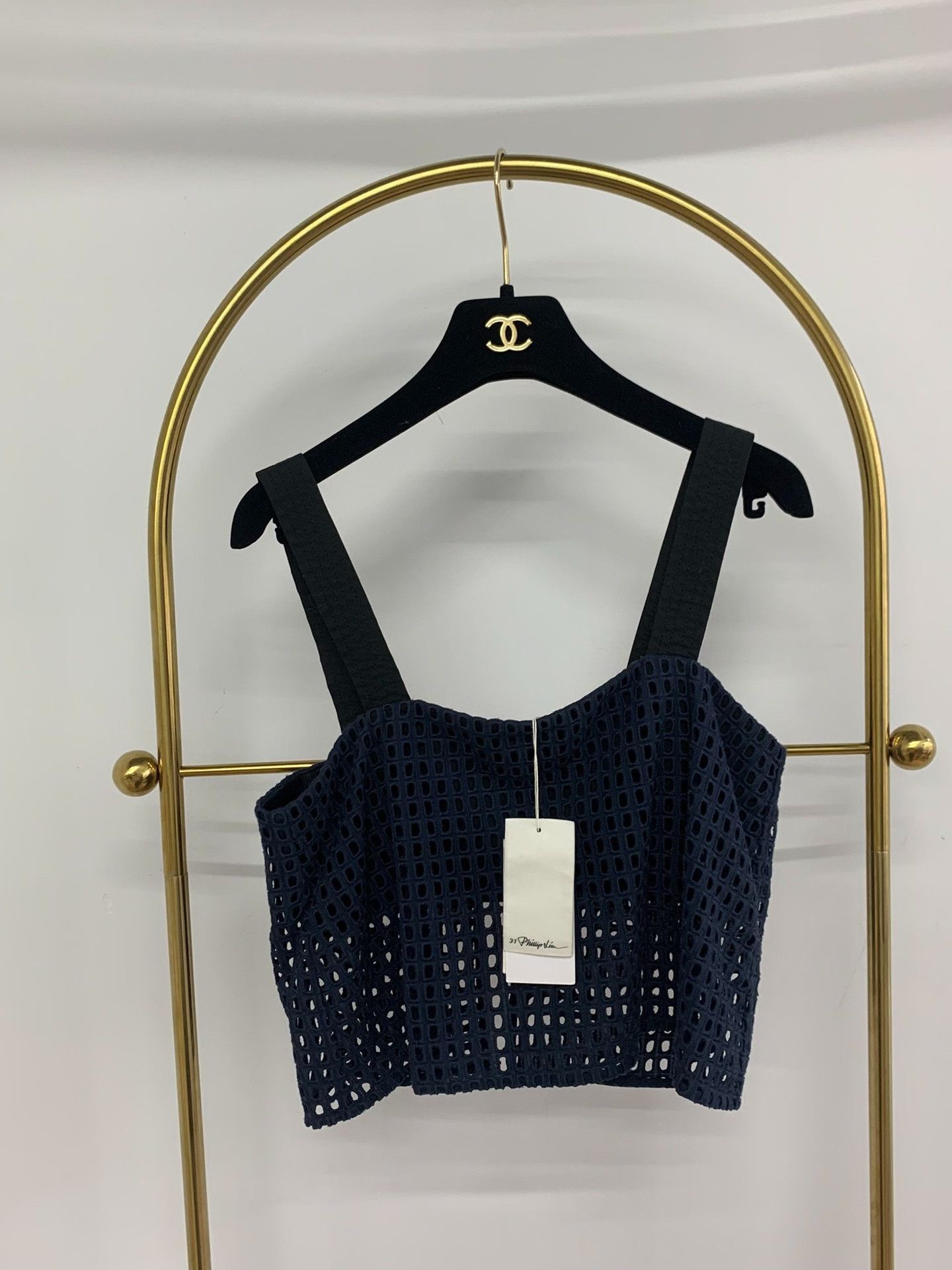 3.1 Phillip Lim Navy Cut-Out Top & Shorts in Blue, Women's (Size Xs) — image 2 of 6