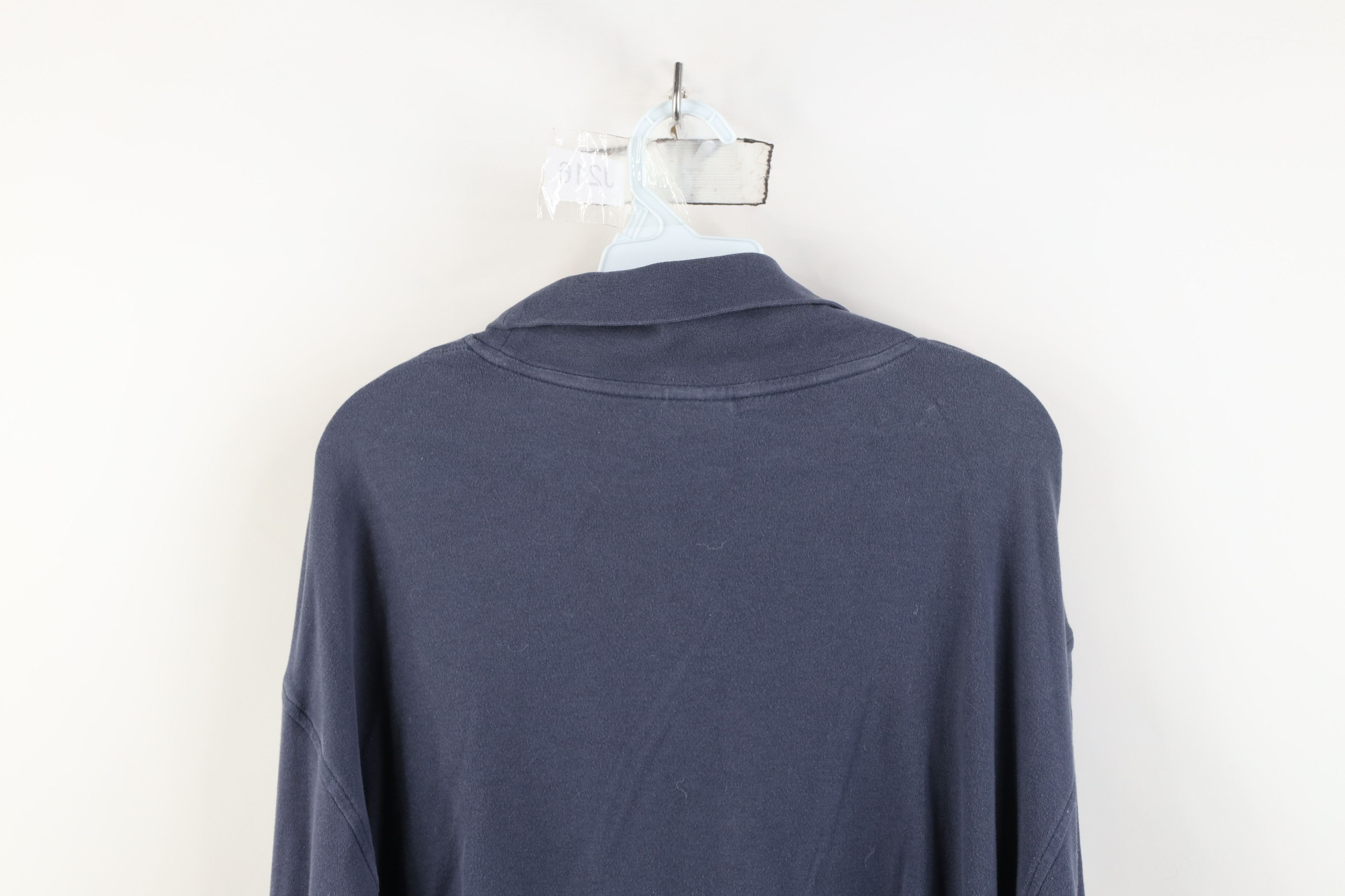 Cabelas Vintage 90s Cabelas Blank Knit Turtleneck T-Shirt Steel Blue Size US XXL / EU 58 / 5 - 10 Thumbnail