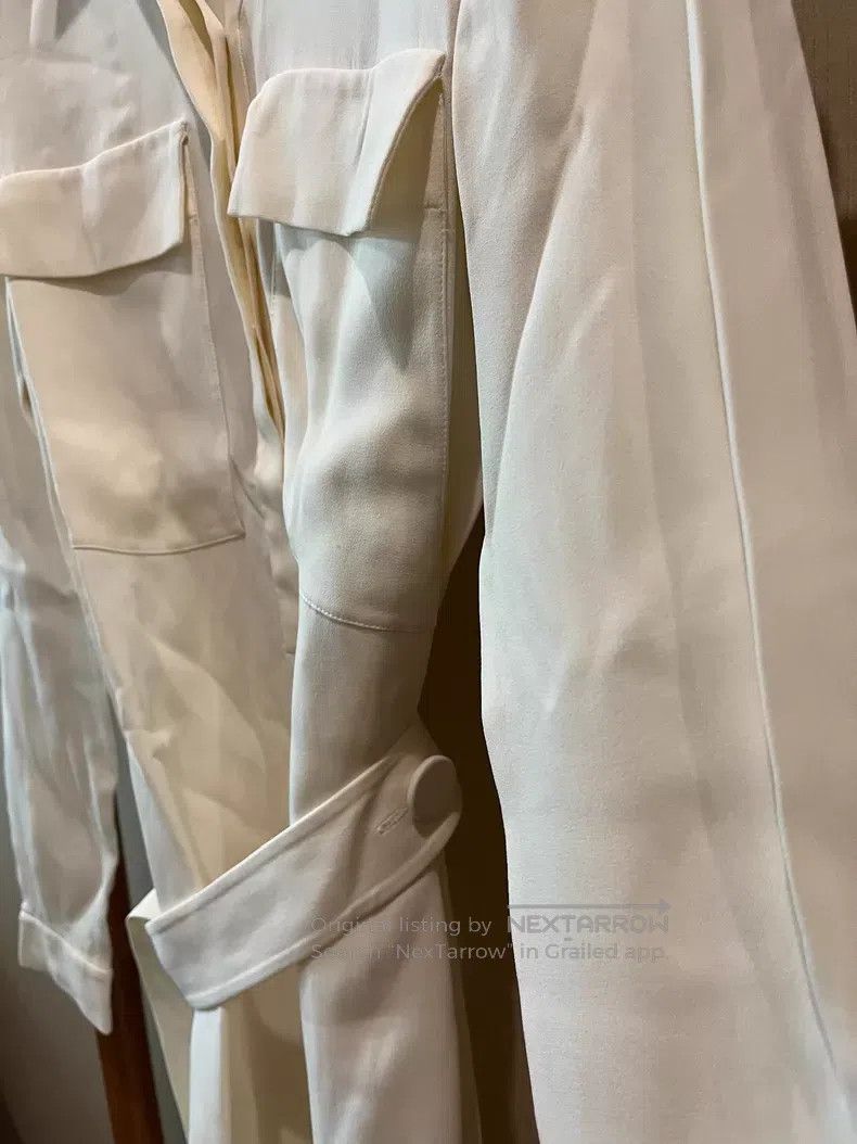 Loro Piana Loro Piana Silk Double Pocket Tie Dress Size XS / US 0-2 / IT 36-38 - 9 Thumbnail