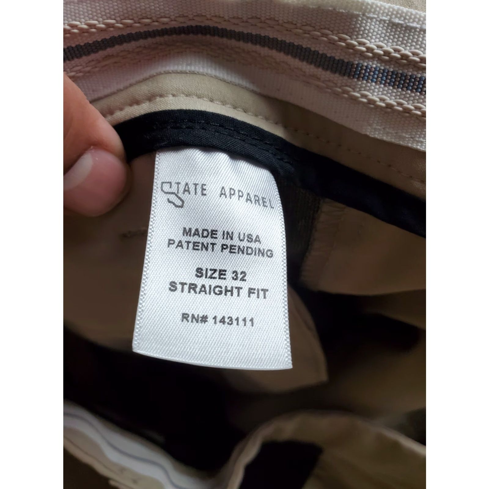 Vintage State Apparel Chino Pants Men 32 Brown Straight Leg 32 Inseam Polyester Spandex Regular Waist 32 Flat Front Machine Washable Vintage No Size US 32 / EU 48 - 7 Thumbnail
