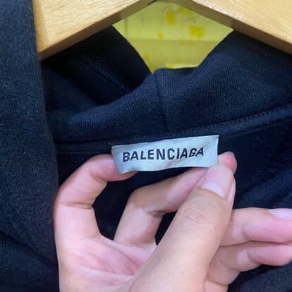 Balenciaga Hoodie Balenciaga Black on Black Size US XL / EU 56 / 4 - 4 Thumbnail