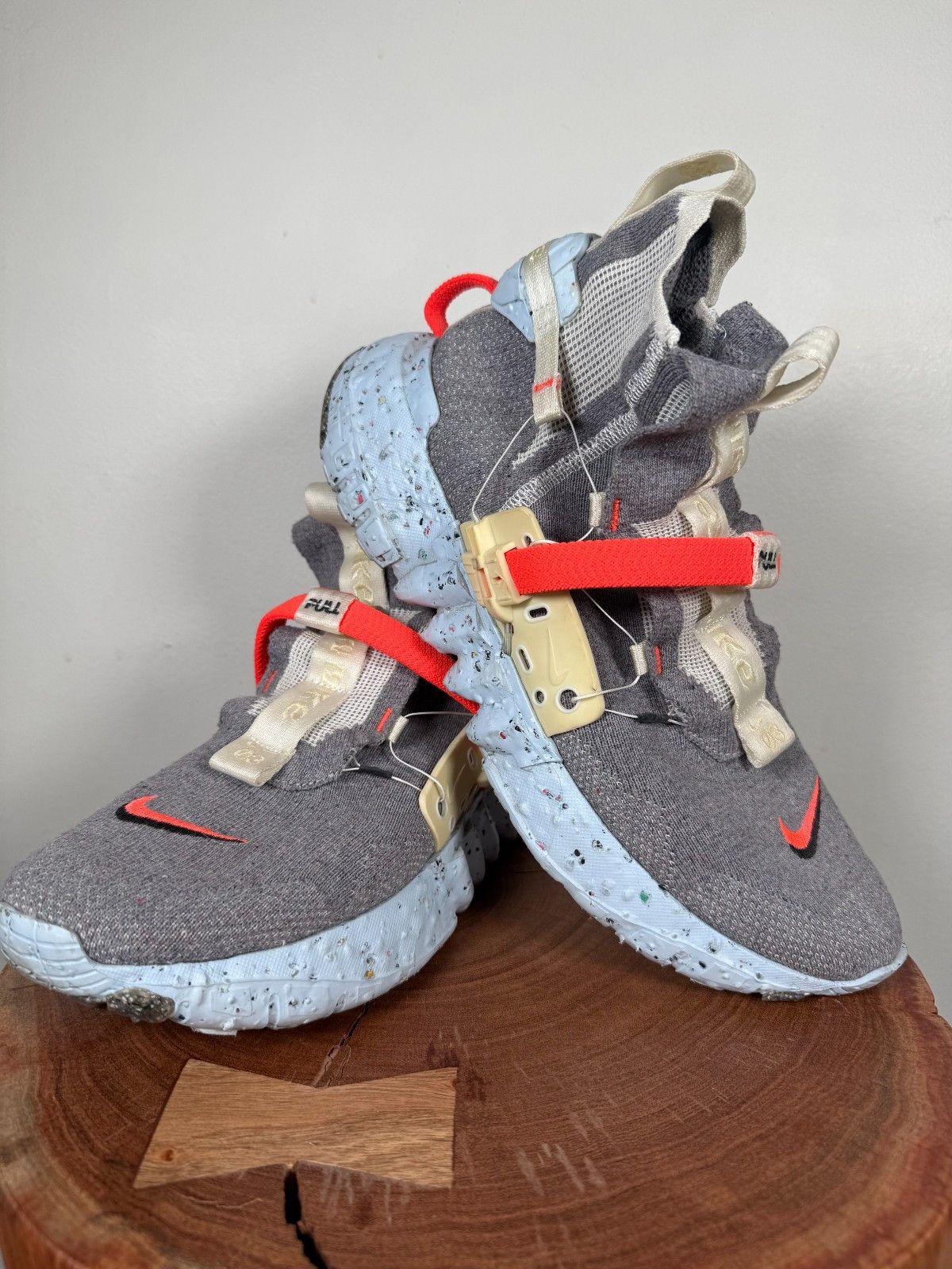 Nike Nike Space Hippie 03 OG Grey Total Crimson Sneakers Size US 9.5 / EU 42-43 - 1 Thumbnail