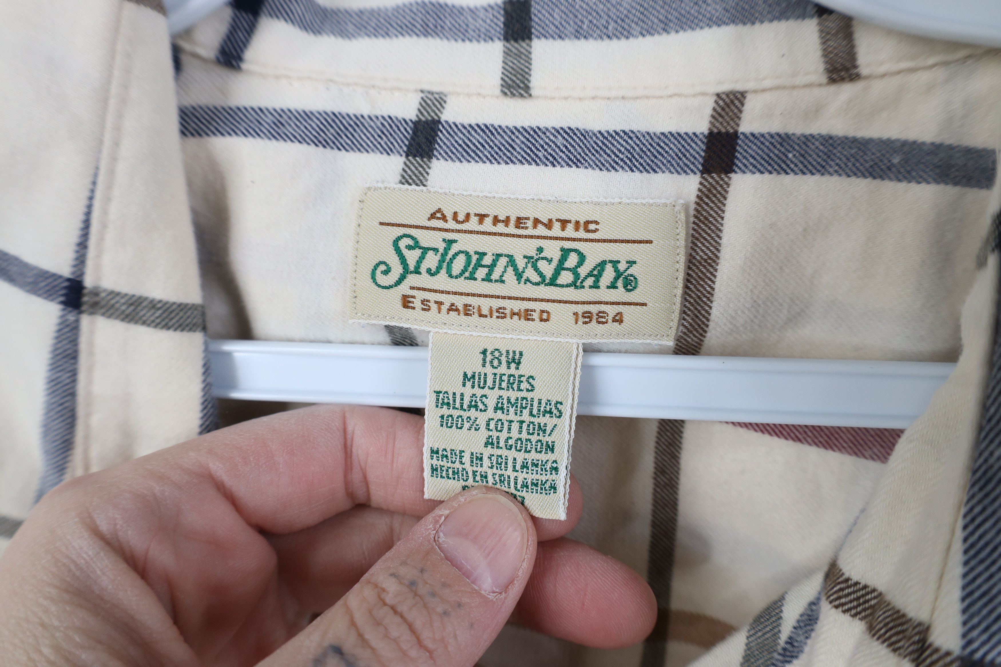 Vintage Vintage 90s Streetwear Flannel Collared Button Shirt Plaid Size XXL / US 16-18 / IT 52-54 - 8 Thumbnail