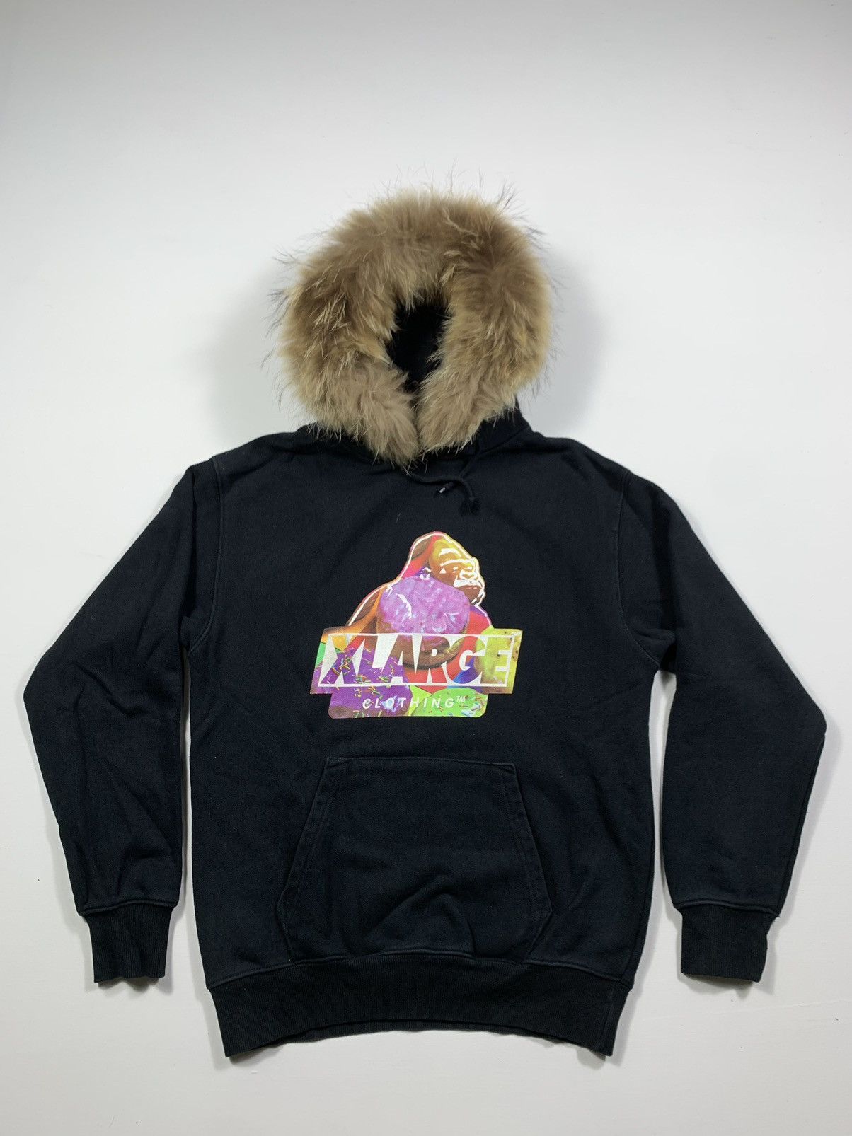 If Six Was Nine × Japanese Brand × Le Grande Bleu (L.G.B.) Xlarge Faux Fur Hoodie y2k Style Size US S / EU 44-46 / 1 - 1 Thumbnail