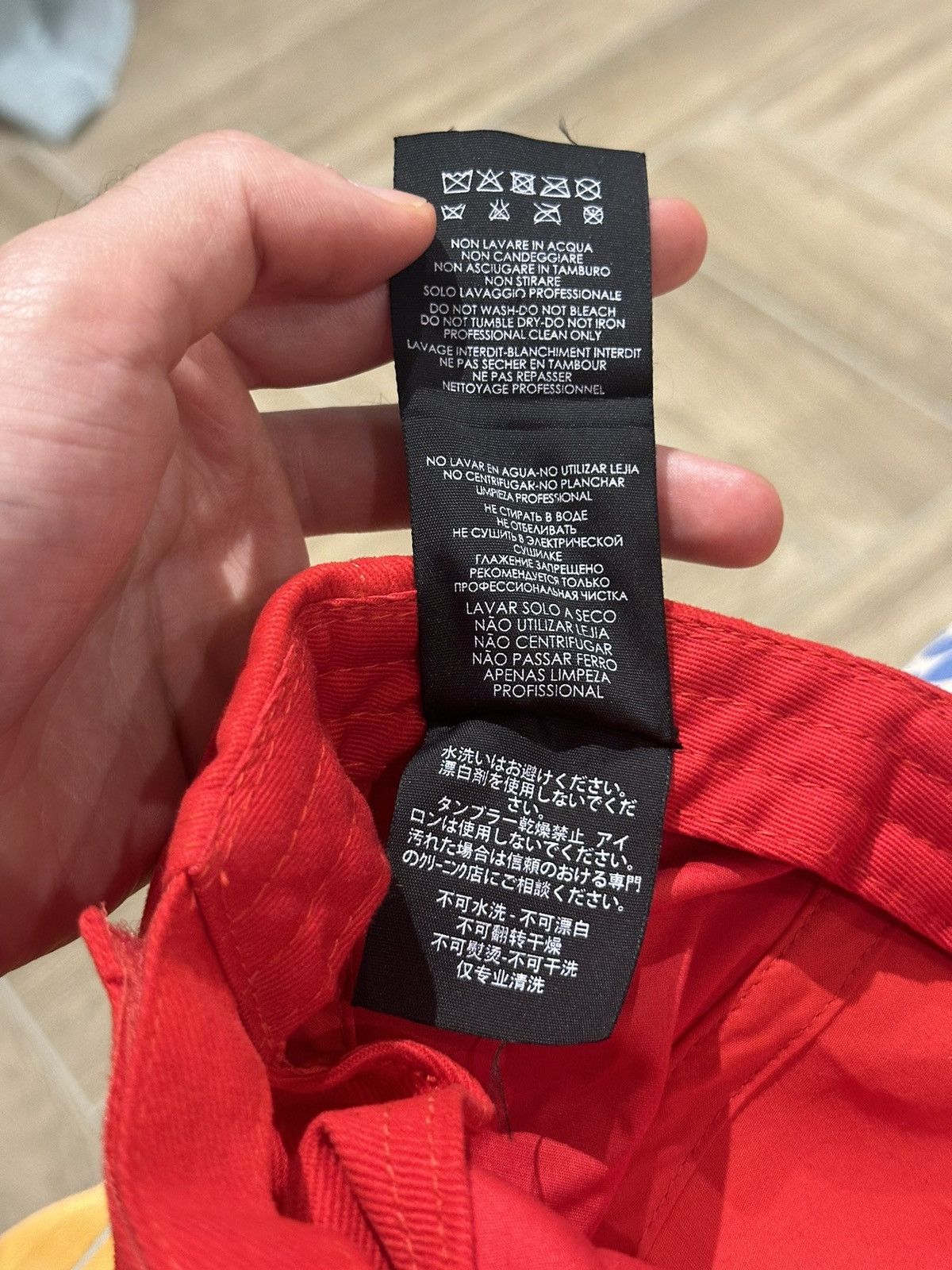 Balenciaga 495$ Balenciaga Gothic Embroidered Text Cap Size ONE SIZE - 7 Thumbnail