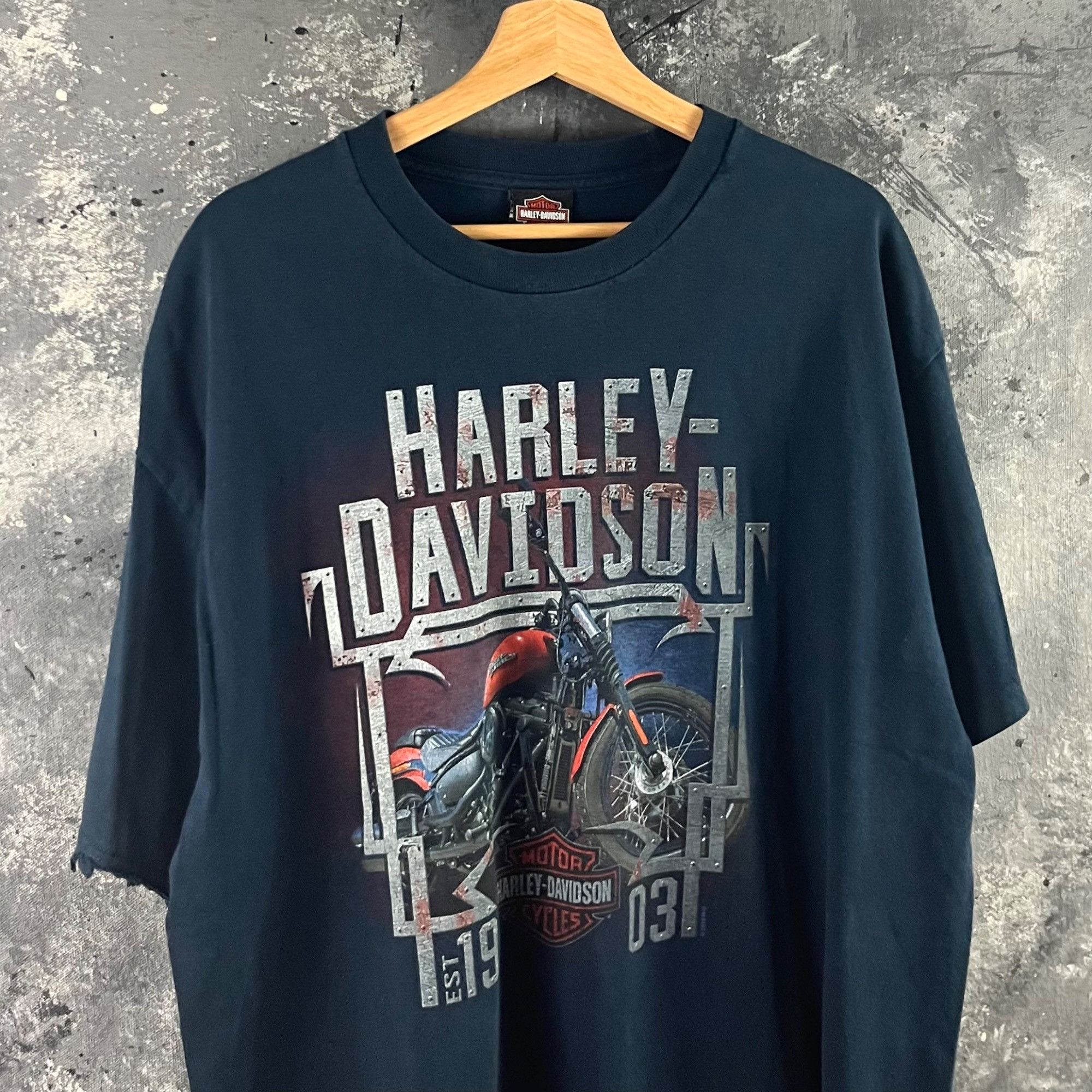Harley Davidson × Vintage Vintage Y2K Harley Davidson shirt Size US XL / EU 56 / 4 - 3 Thumbnail