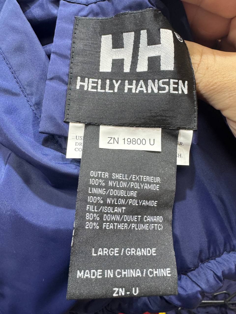 Helly Hansen Vintage HELLY HANSEN Reversible Down Puffer Jacket Size US L / EU 52-54 / 3 - 8 Thumbnail
