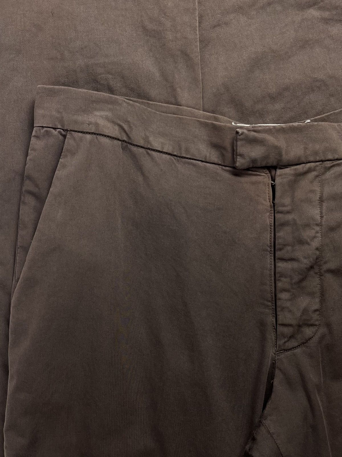 Maison Margiela SS06 Maison Martin Margiela Brown Straight Pants Trousers Size US 30 / EU 46 - 3 Thumbnail