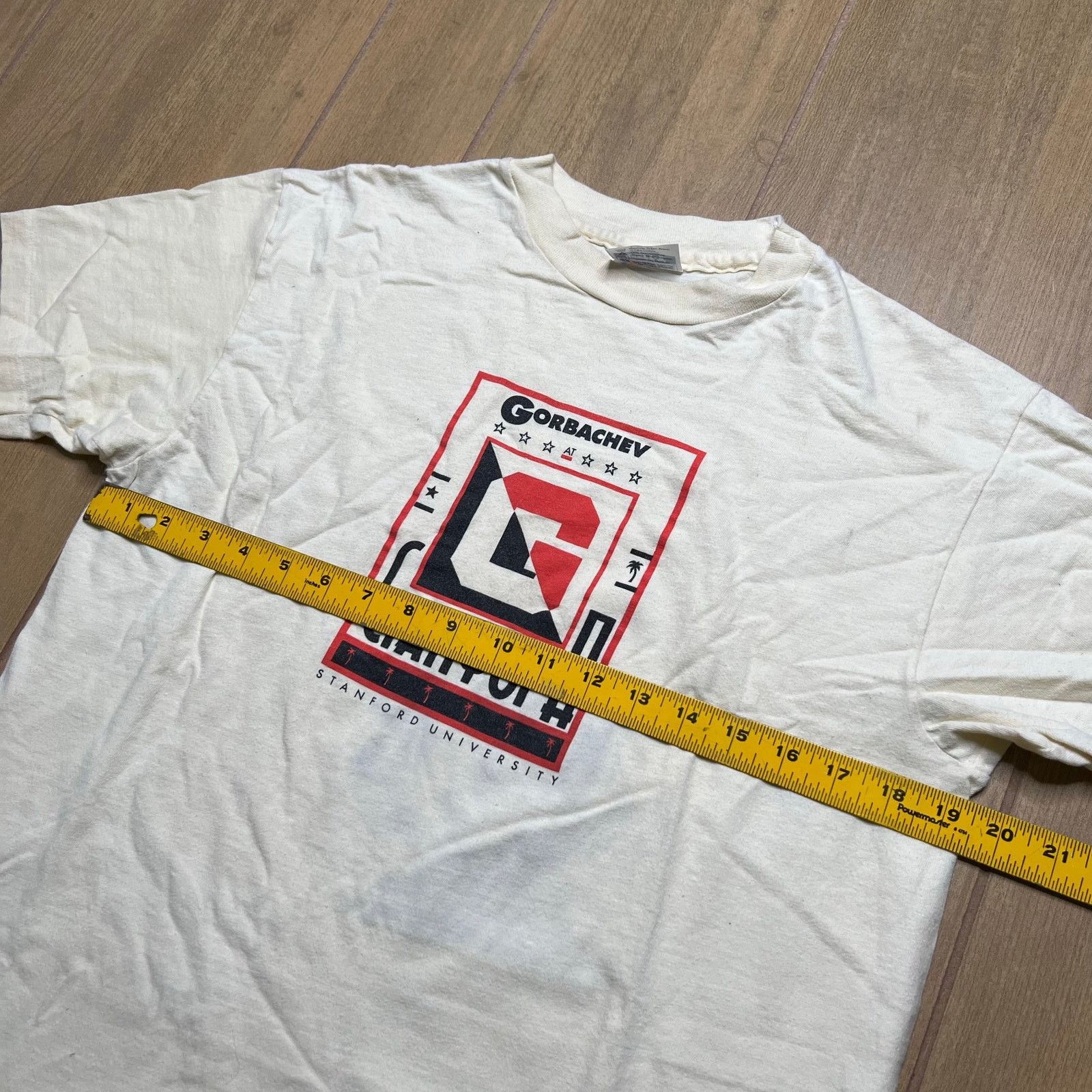 Hanes Vintage Mikhail Gorbachev Stanford University Soviet Union L Size US L / EU 52-54 / 3 - 6 Thumbnail