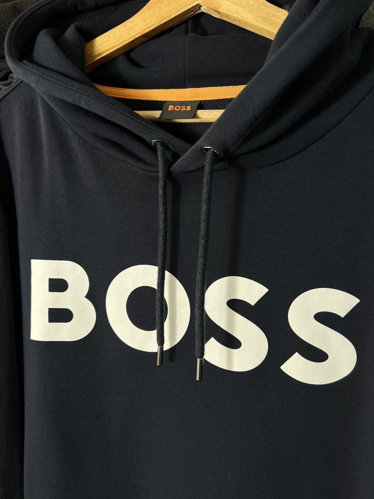 Hugo Boss Hugo Boss BOSS Logo Hoodie Navy Men’s Pullover Sweatshirt Size US L / EU 52-54 / 3 - 7 Thumbnail