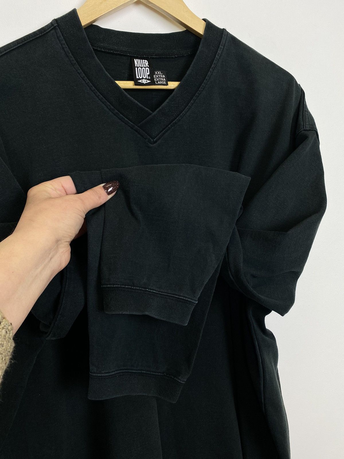 Other Vintage Killer Loop Art Sweatshirt Graphic Black Pullover Size US XXL / EU 58 / 5 - 7 Thumbnail