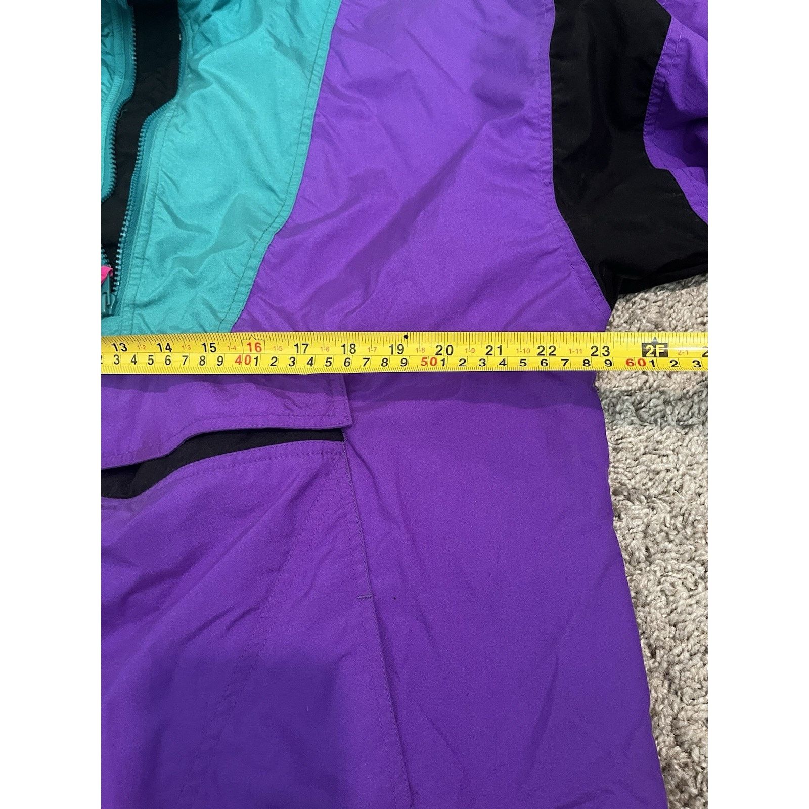 Helly Hansen Vtg Helly Hansen Anorak Jacket 90s Purple Teal L Hong Kong Size US L / EU 52-54 / 3 - 16 Thumbnail