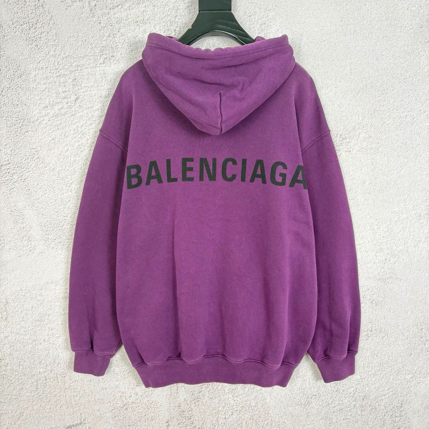 Balenciaga Balenciaga Back Logo Print Purple Hoodie S 99 Size US S / EU 44-46 / 1 - 2 Thumbnail