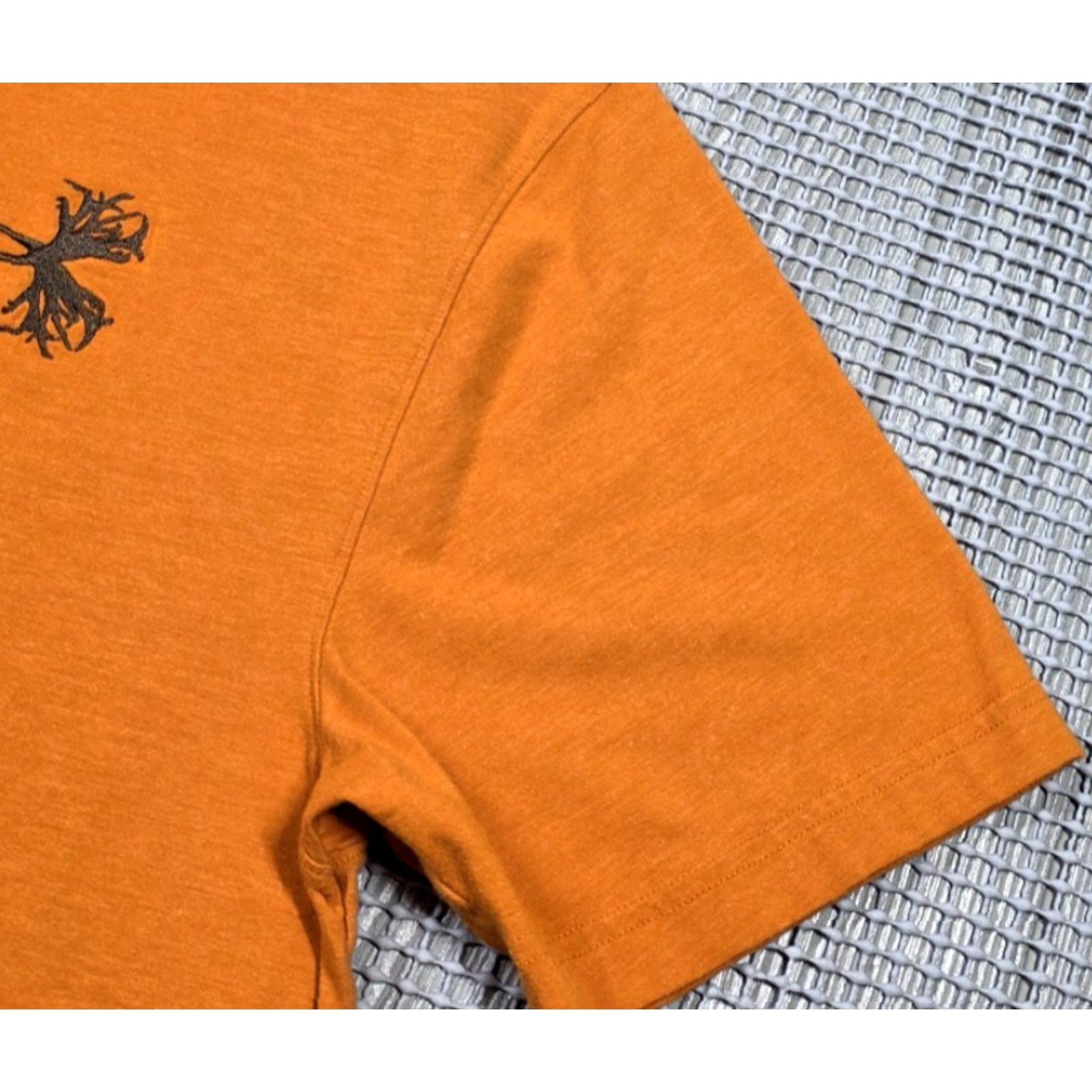 Under Armour VINTAGE Under Armour Polo Shirt Mens L Orange Hunting Embroidered Big Rack Logo Camo Size US L / EU 52-54 / 3 - 5 Thumbnail