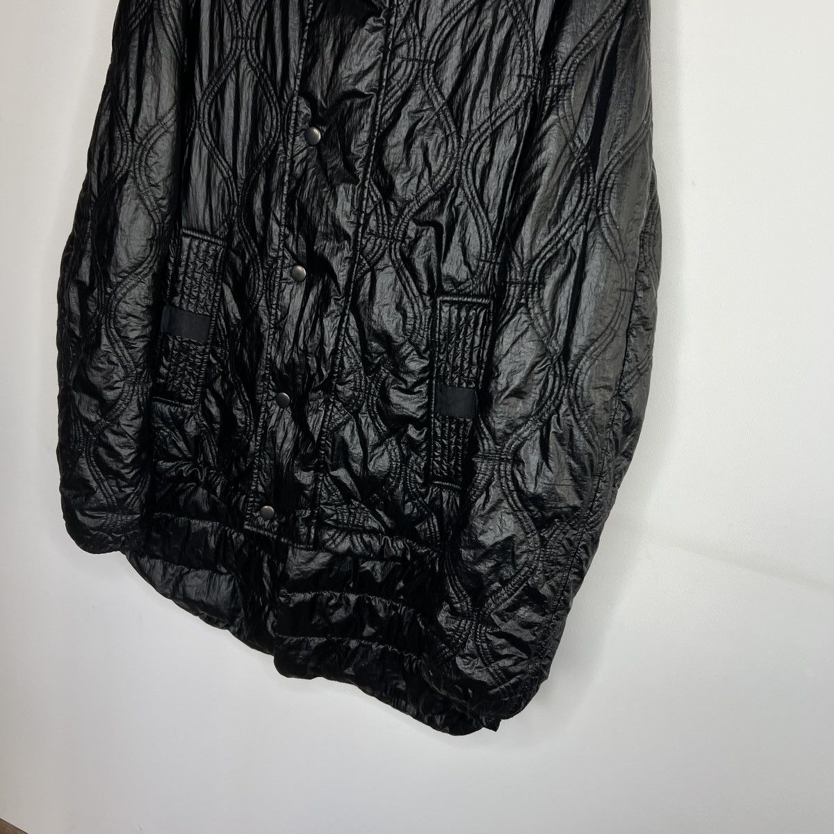 Diesel × Japanese Brand Diesel Shiny Black Nylon 2in1 Bomber Parka Puffer Jacket Y2K Size US M / EU 48-50 / 2 - 4 Thumbnail