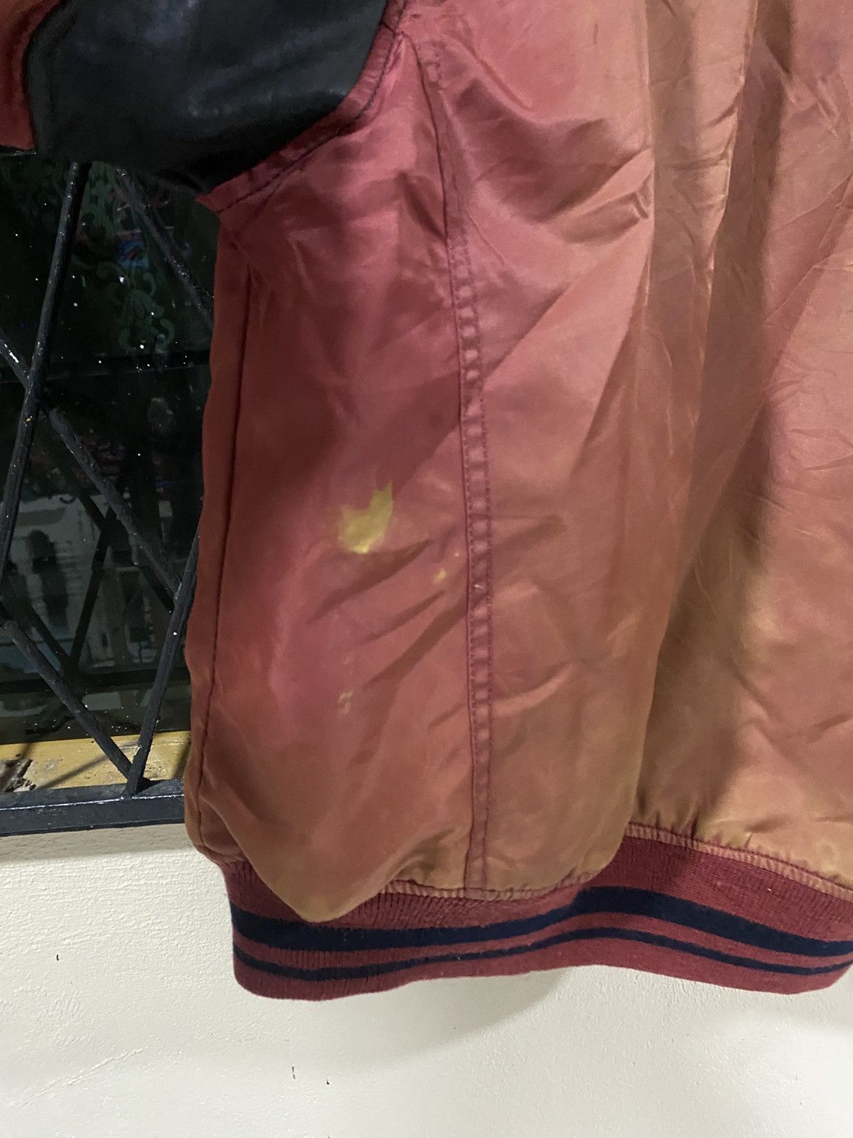 Harley Davidson Harley Davidson 90s Sunfaded Bombers Leather Trim Size US L / EU 52-54 / 3 - 9 Thumbnail