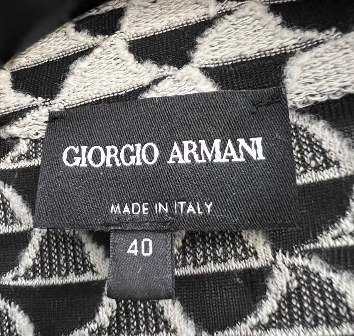 Armani Armani Geometric All Over Print 2-in-1 Blazer J41 Size S / US 4 / IT 40 - 3 Thumbnail