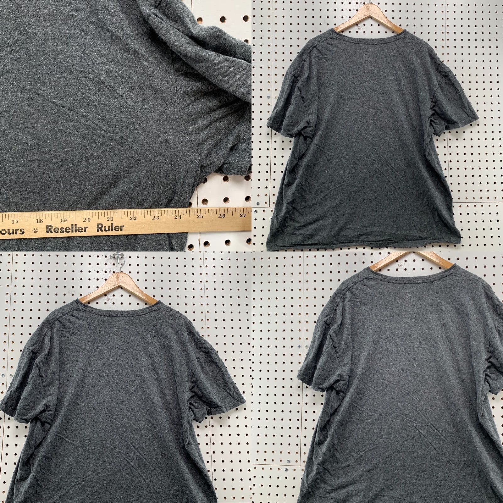 Polo Ralph Lauren Polo Ralph Lauren Shirt Mens XL Gray Pony V-Neck Casual 24.5x26.5 Size US XL / EU 56 / 4 - 9 Thumbnail