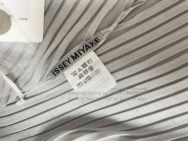 Issey Miyake Issey Miyake Diagonal Stripe Silver Gray Coat Size M / US 6-8 / IT 42-44 - 5 Thumbnail