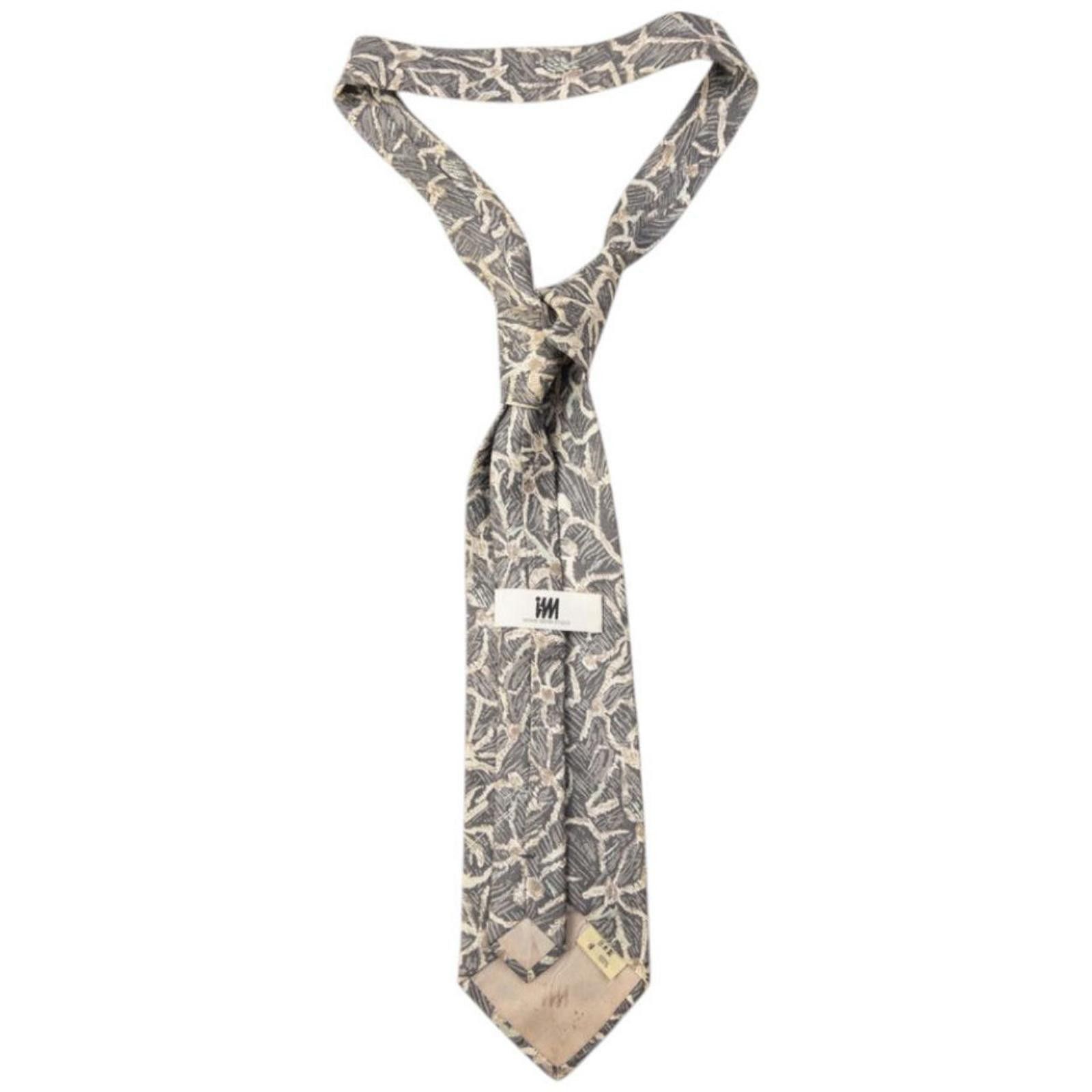 Issey Miyake Vintage Issey Miyake Pattern Silk Tie Size ONE SIZE - 2 Thumbnail