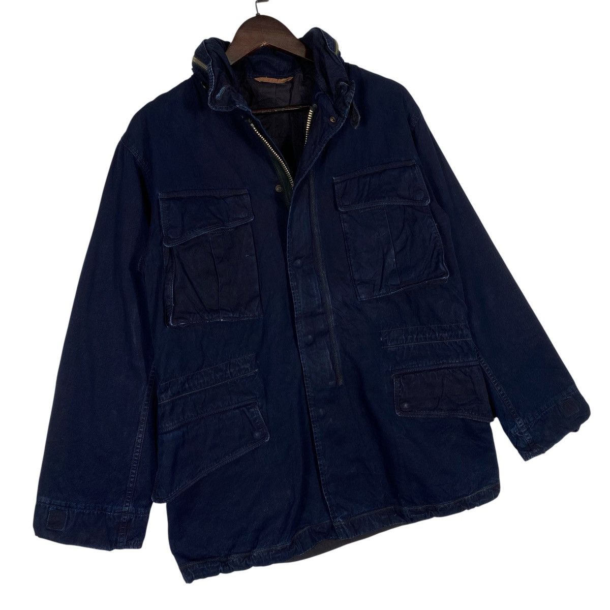 Kapital Vintage KAPITAL Japan Indigo Dye M-65 Field Jacket Size US M / EU 48-50 / 2 - 3 Thumbnail