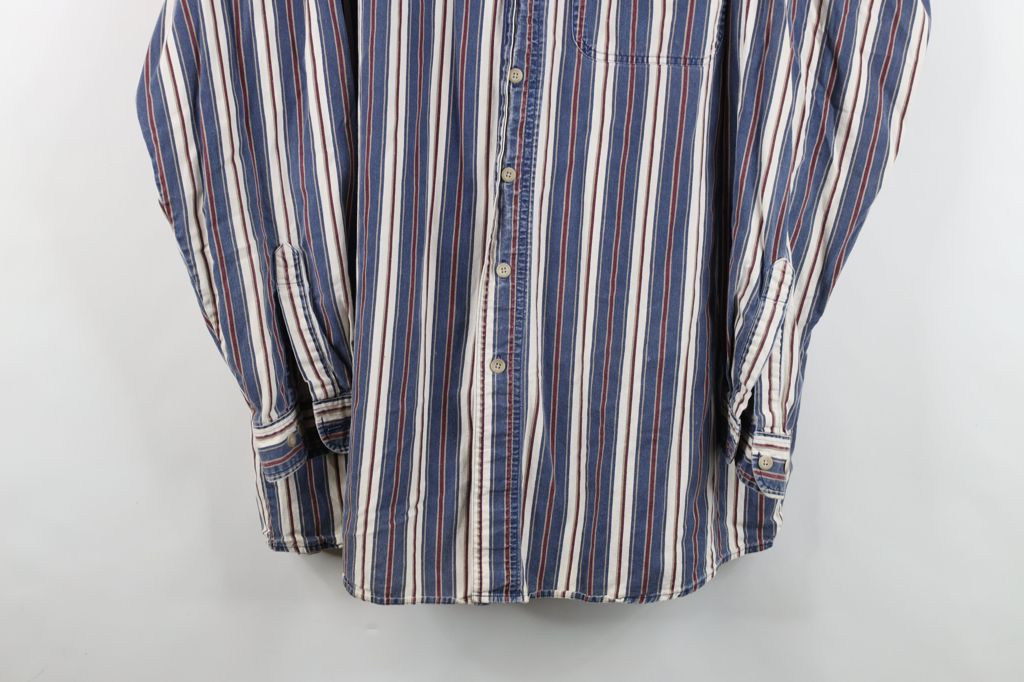 Vintage Vintage 90s Streetwear Block Collared Button Down Shirt Size US XL / EU 56 / 4 - 3 Thumbnail