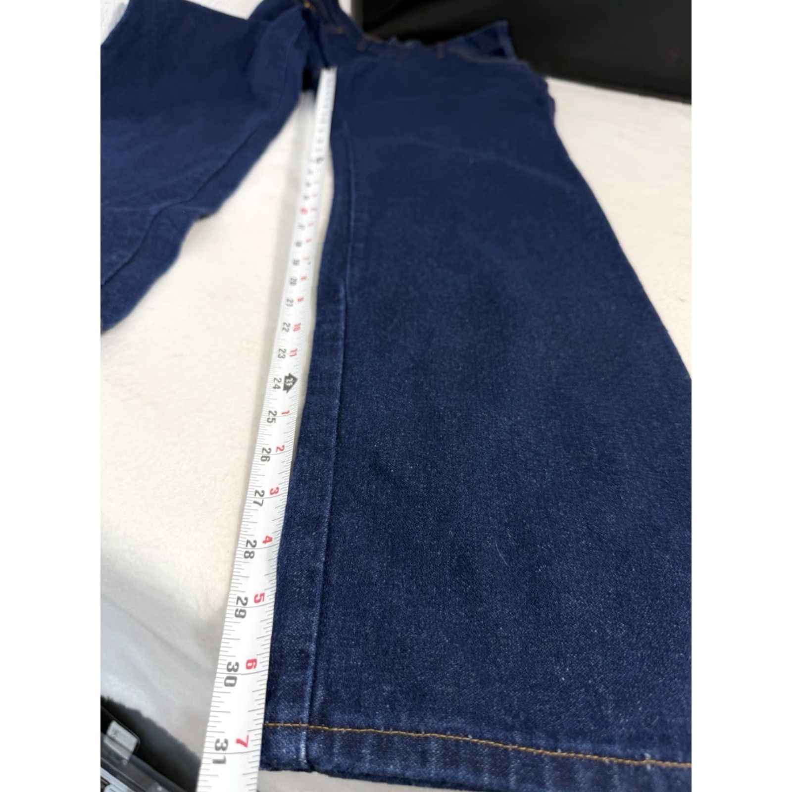 Wrangler VINTAGE Wrangler Women’s Jeans 16 Dark Blue Cotton Western Cowgirl High Waist Jeans Womens Size 38" / US 16 / IT 52 - 4 Thumbnail