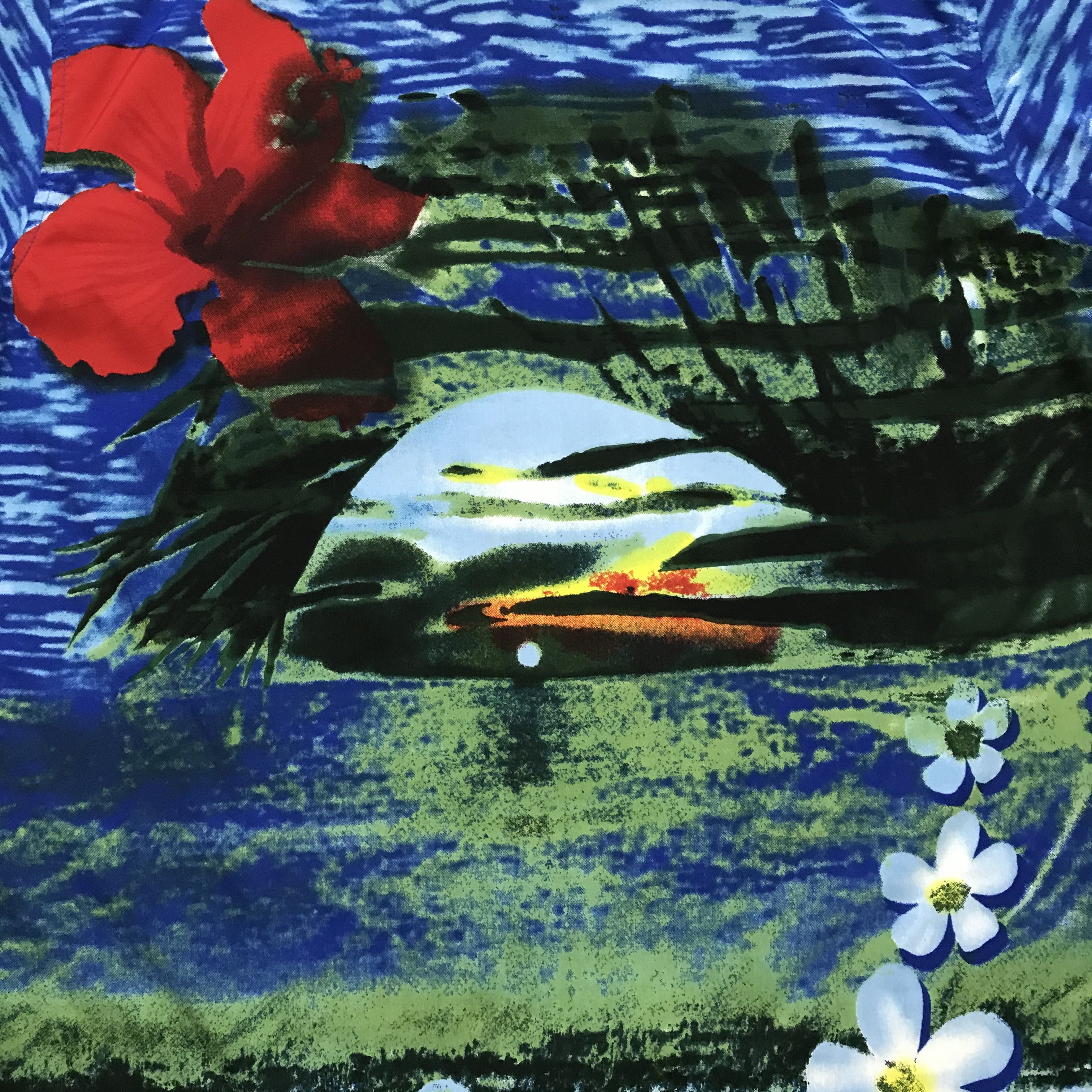 Vintage Vintage Hawaiian Shirt Crazy Allover Print Art Asap Size US L / EU 52-54 / 3 - 5 Thumbnail