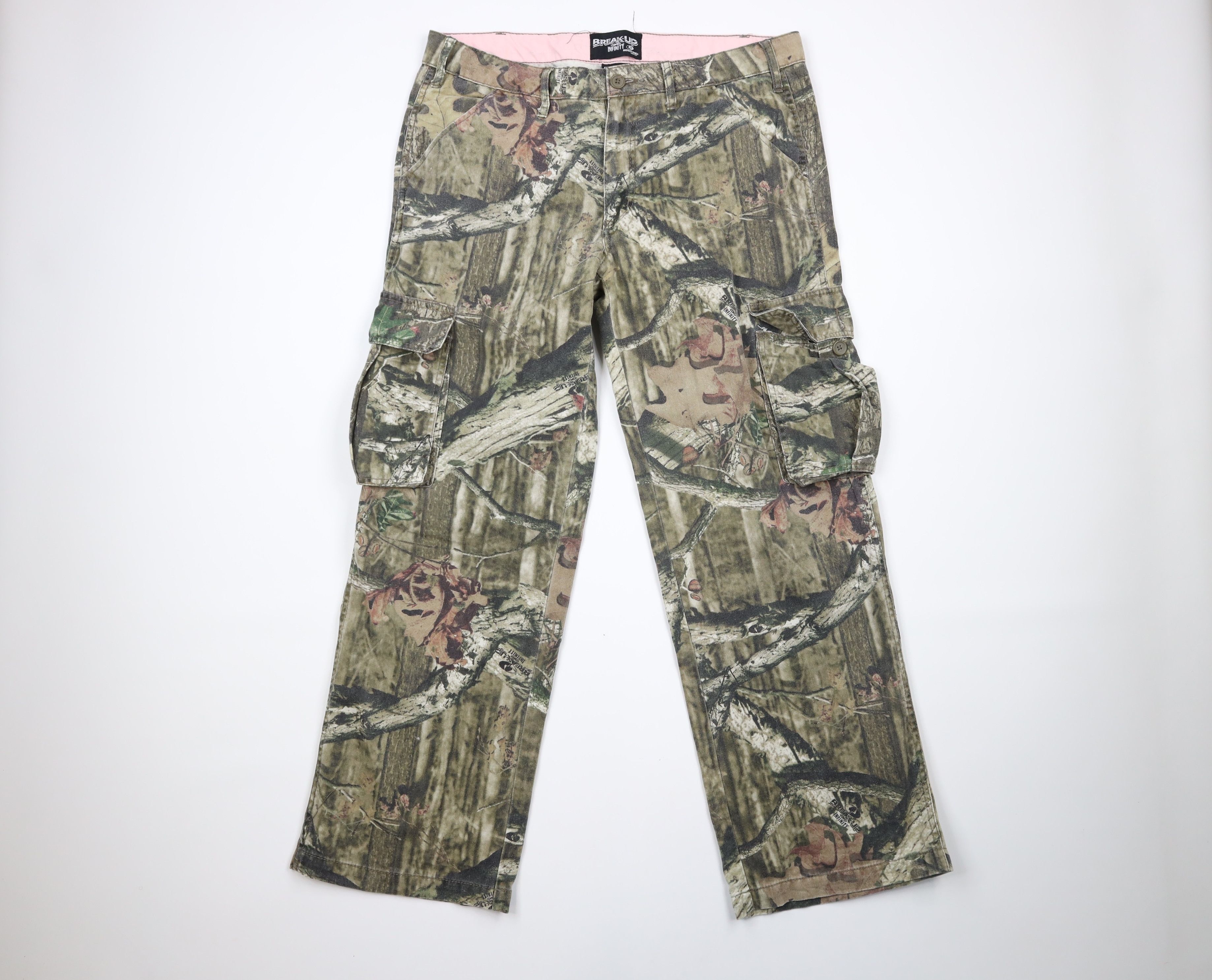 Vintage Vintage Streetwear Wide Leg Camouflage Cargo Pants Trousers Size 36" / US 14 / IT 50 - 1 Thumbnail