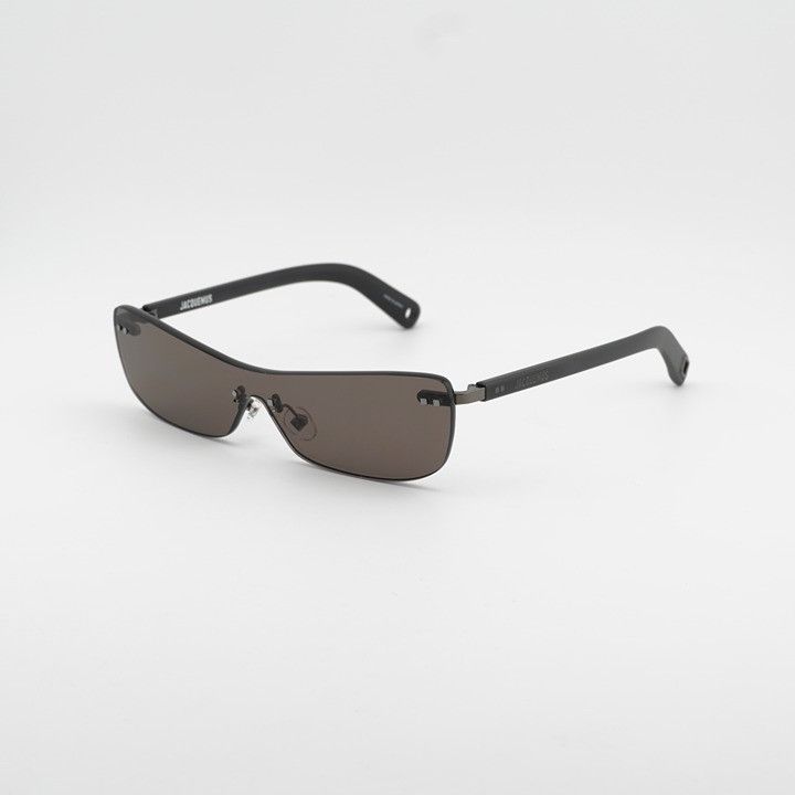 Jacquemus Jacquemus MIRADA JAC/69 C1 Sunglasses Matte Grey Shield Size ONE SIZE - 1 Thumbnail