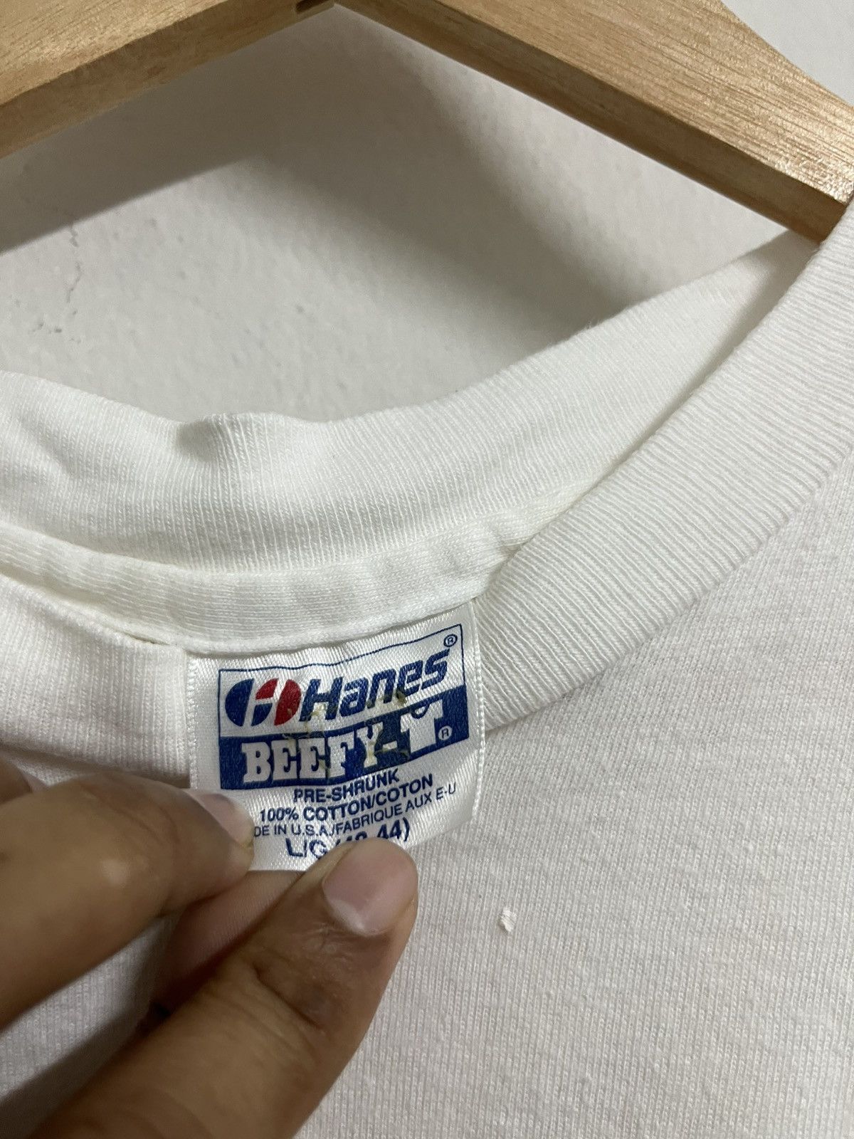 Vintage 💥True Vintage 80s Benetton Single Stitched Tee Size US L / EU 52-54 / 3 - 7 Thumbnail