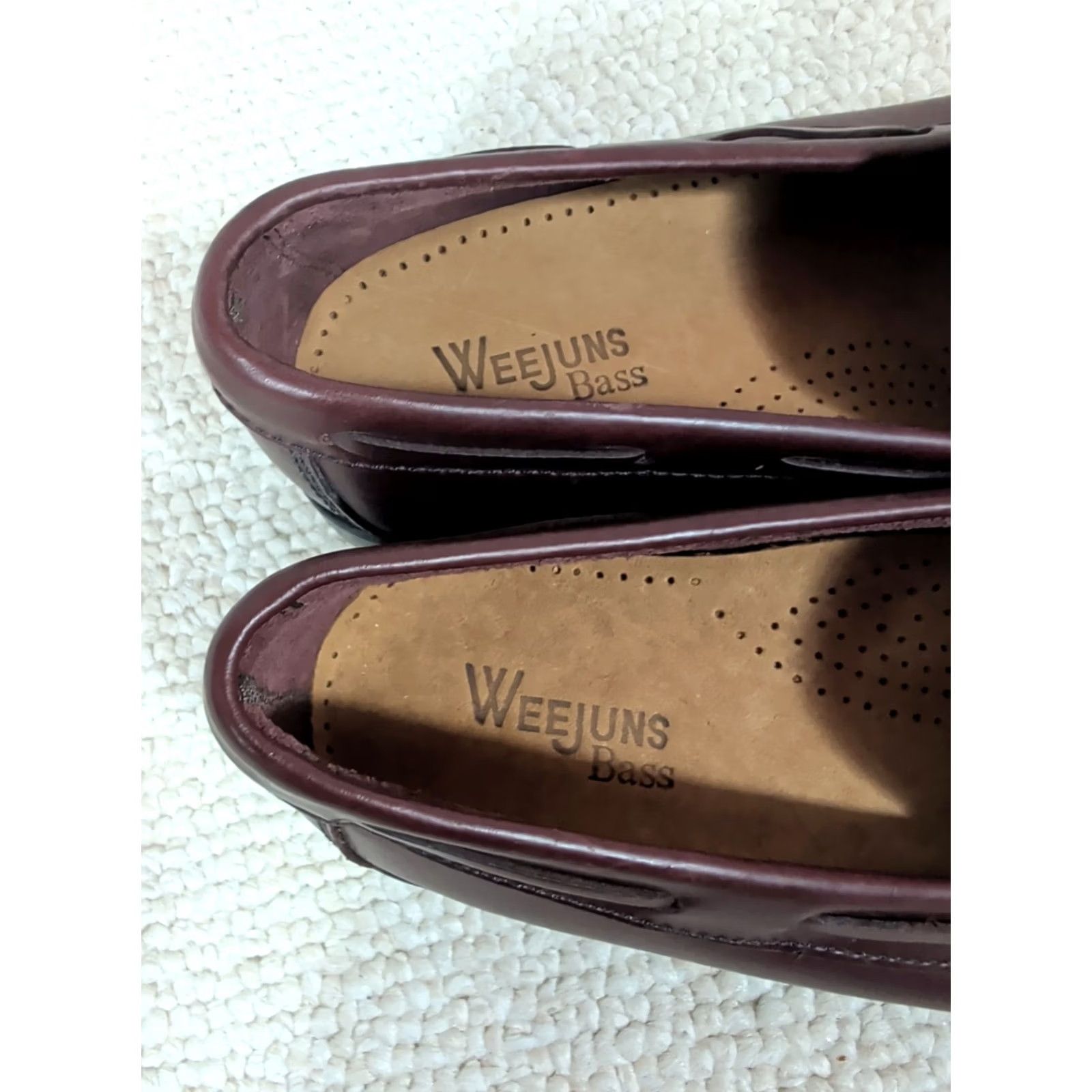 Vintage VINTAGE Bass Weejuns Marietta II Women Size 8.5M Burgundy Tassel Loafers Dark Academia Shoe Boys Girls Mens Womens Size US 9 / IT 39 - 3 Thumbnail