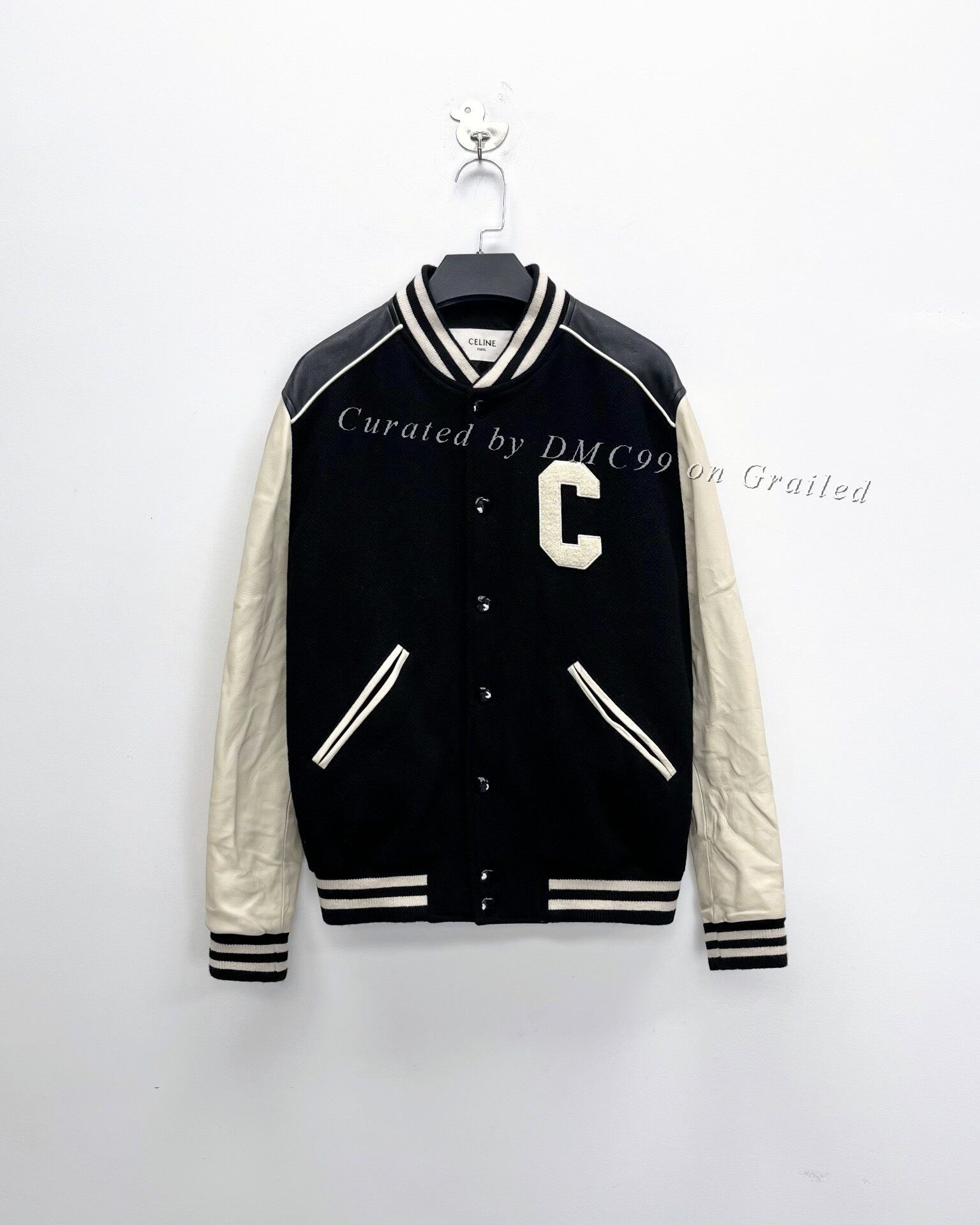Celine Celine Logo Embroidery Baseball Jacket Size US S / EU 44-46 / 1 - 1 Thumbnail
