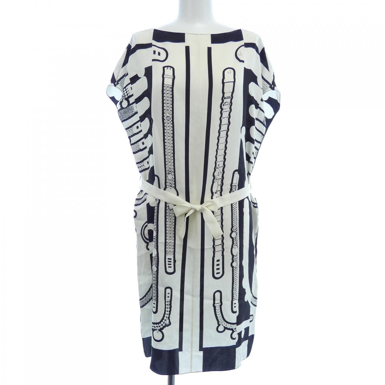 Hermes Hermes Hermès LE TRESOR DE MEDOR RAYURE34 Silk Dress Others Dresses DUTY FREE for USA Size ONE SIZE - 1 Thumbnail