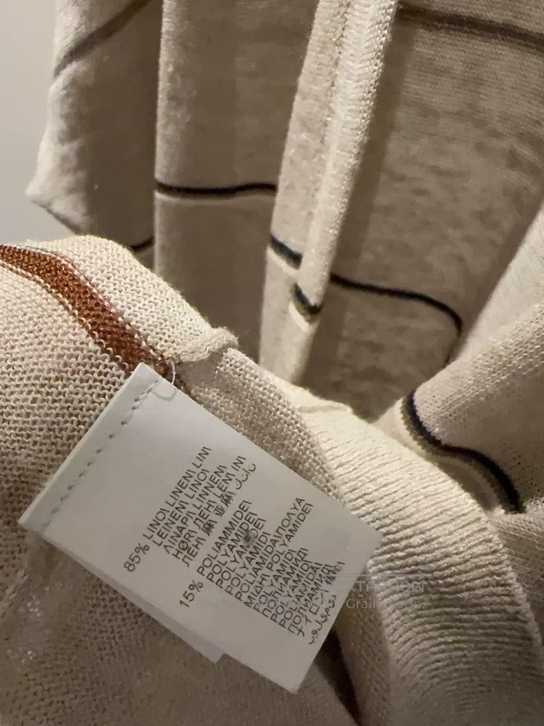 Brunello Cucinelli Brunello Cucinelli Striped linen cardigan Size S / US 4 / IT 40 - 5 Thumbnail