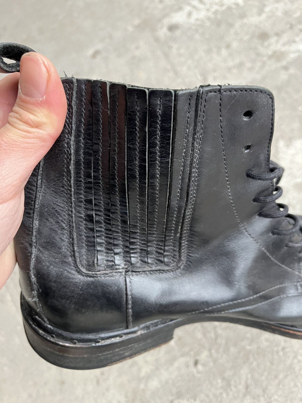 Allsaints Allsaints Distressed Leather Chelsea Ankle Boots Shoes Size US 10 / EU 43 - 18 Thumbnail