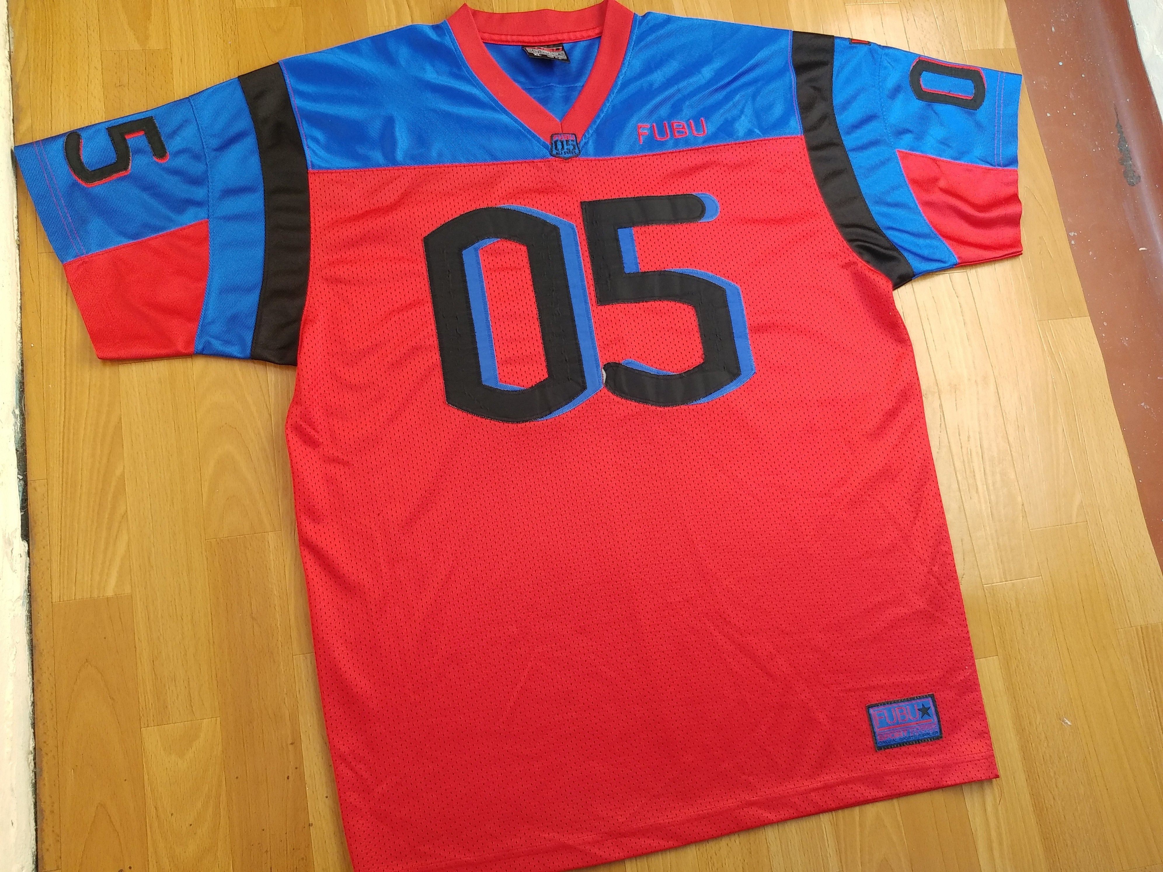 Fubu FUBU jersey, red, Fubu 05, vintage hip hop t-shirt, 90s XL Size US XL / EU 56 / 4 - 9 Thumbnail