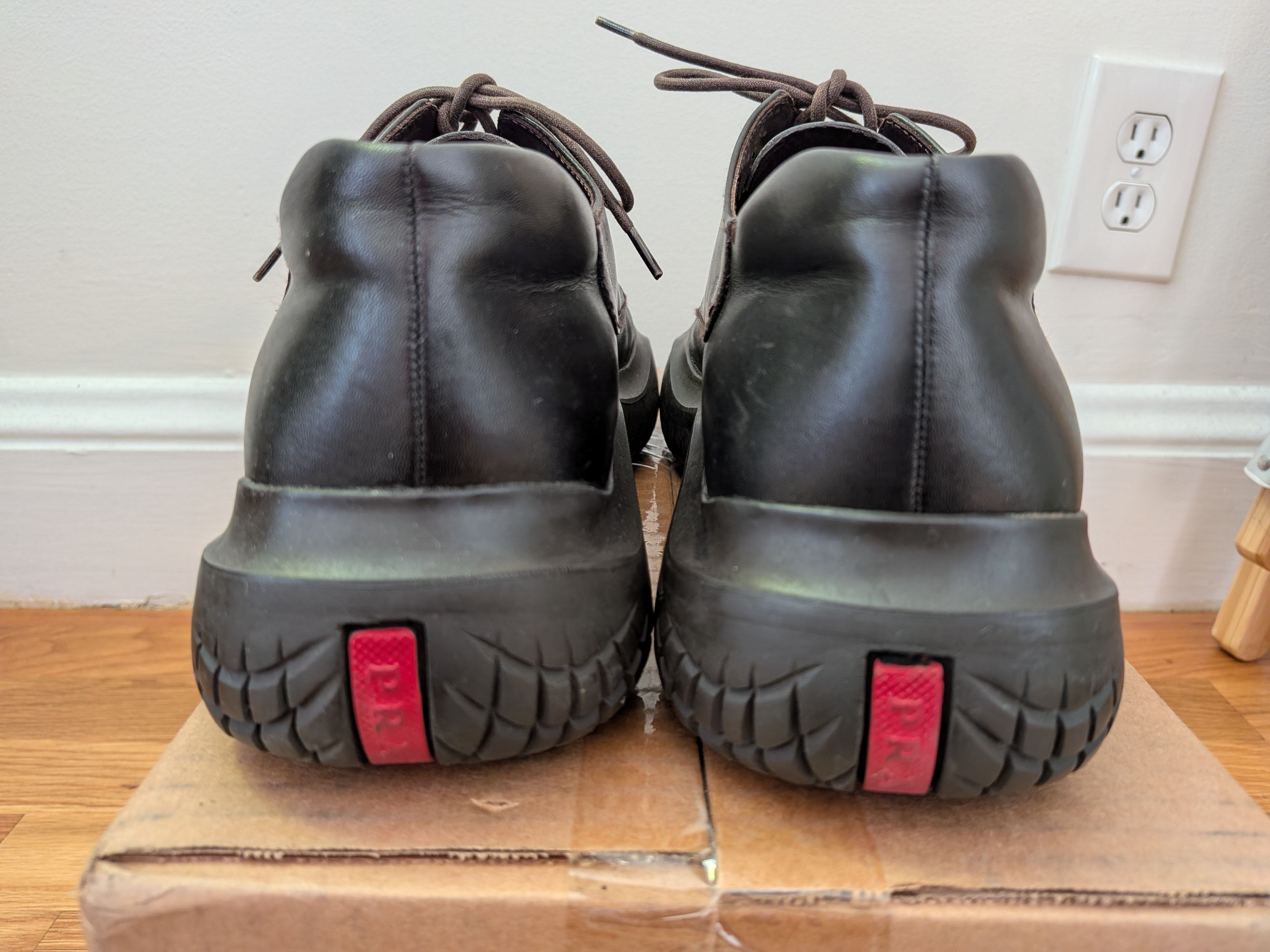 Prada FW1999 Prada Chunky Vibram Low Brown Leather Boots Size US 7 / EU 40 - 3 Thumbnail