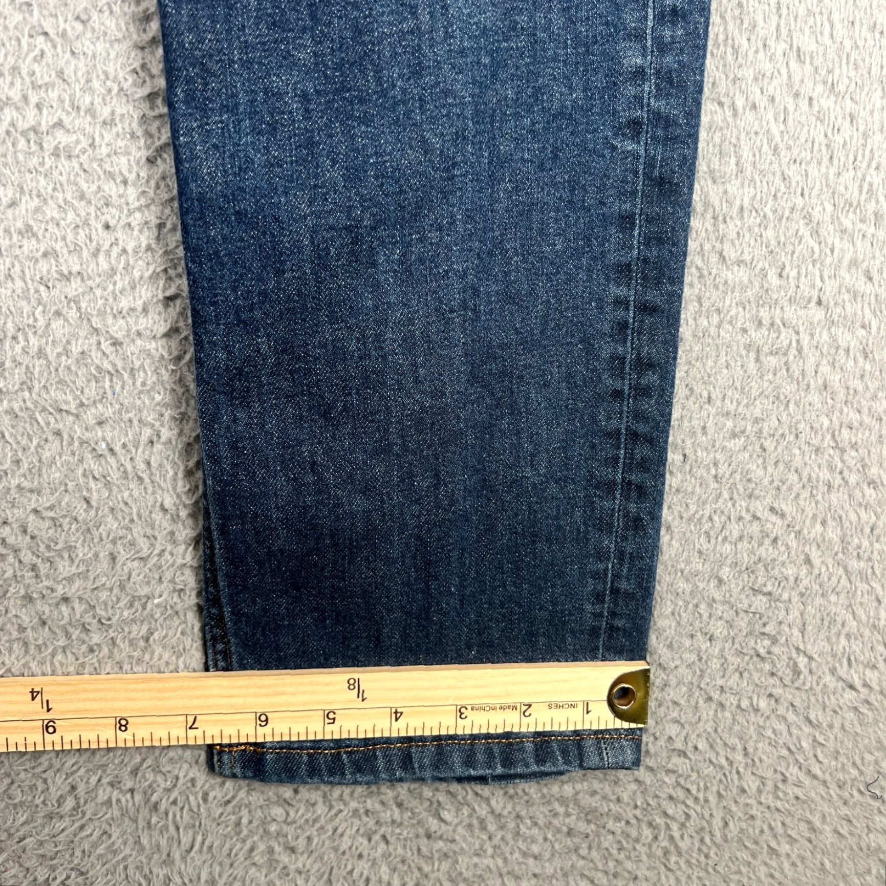 Everlane EVERLANE Jeans Slim Fit Straight Leg Men's 33x30 Blue Denim 90s Size US 33 - 2 Thumbnail