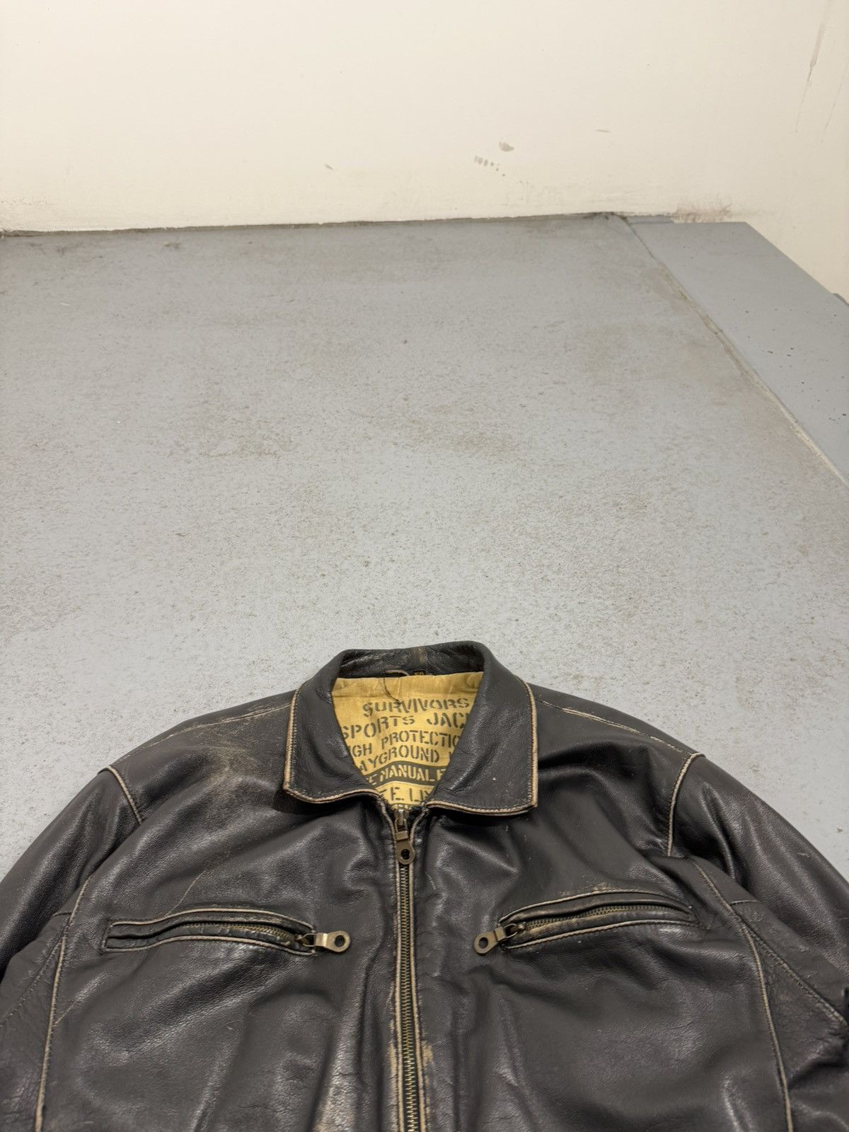 Genuine Leather Vintage Altantic Shores Key West Florida Leather Jacket Size US M / EU 48-50 / 2 - 5 Thumbnail