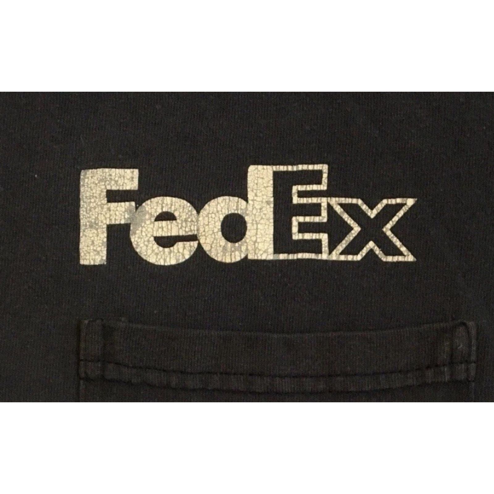 Vintage VINTAGE FedEx 90s Shirt Men L Black Short Sleeve T-Shirt USPS Post Office Mail Grunge Humorous Employee Size US L / EU 52-54 / 3 - 2 Thumbnail