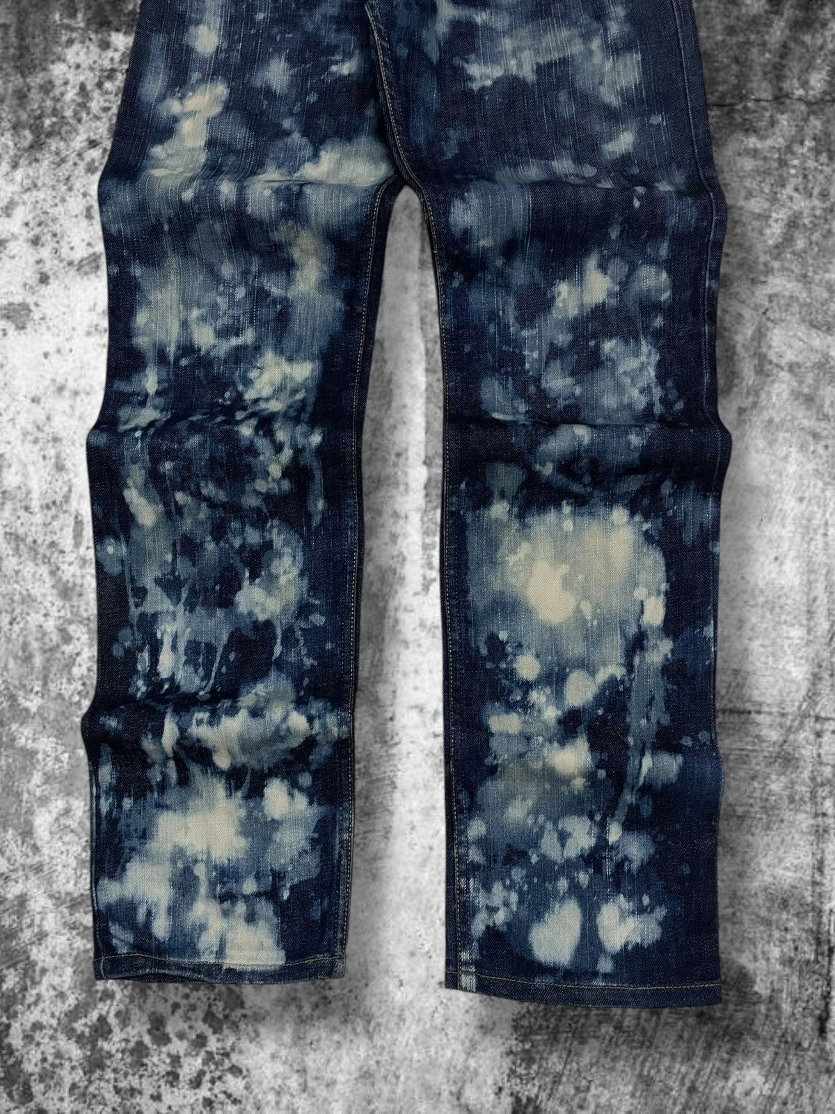 Japanese Brand Vintage Japan Designer Hare Exclusive Design Bleach Denim Size US 32 / EU 48 - 3 Thumbnail