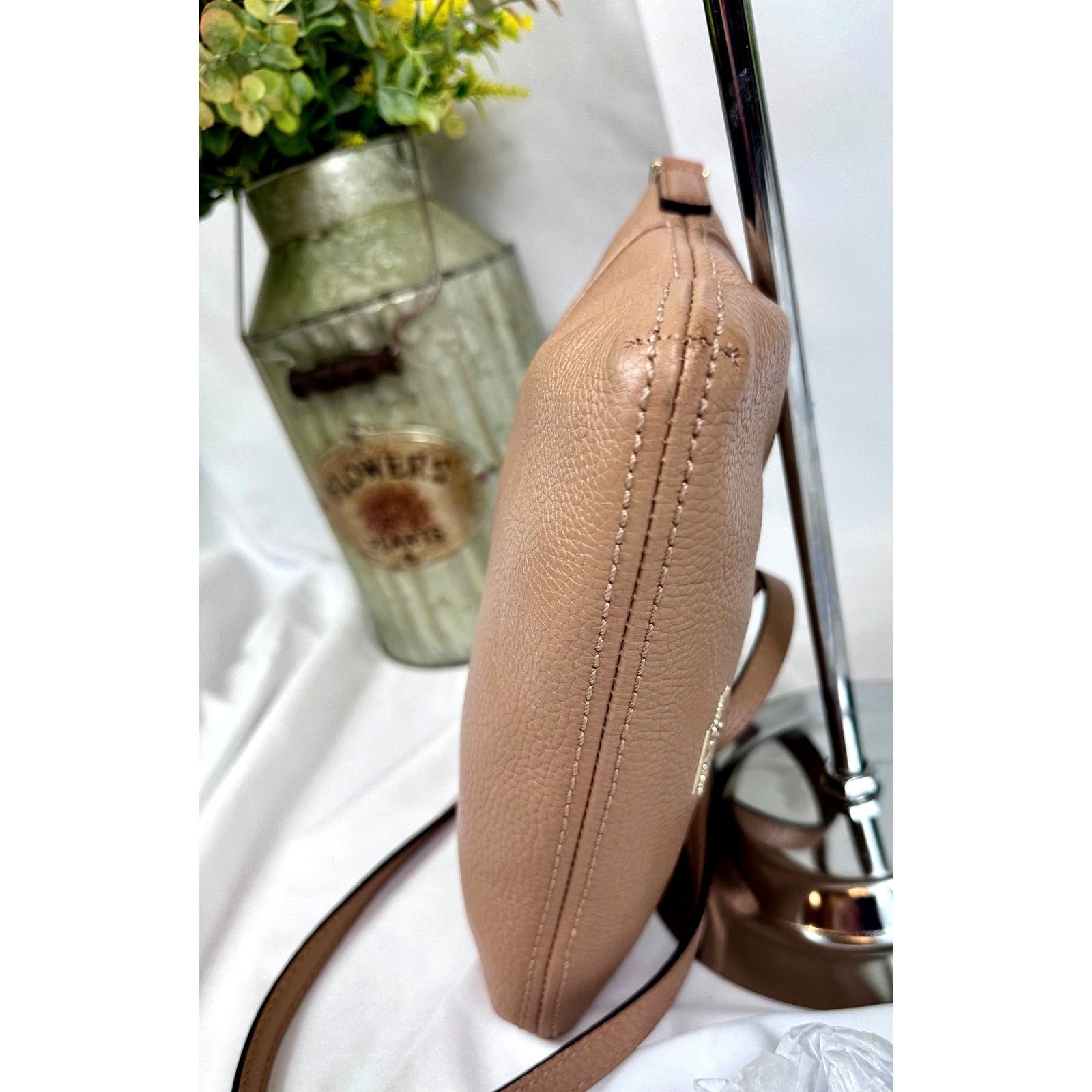 Kate Spade Kate Spade Jackson St Gabriele Pebbled Leather Crossbody Brn Size ONE SIZE - 9 Thumbnail