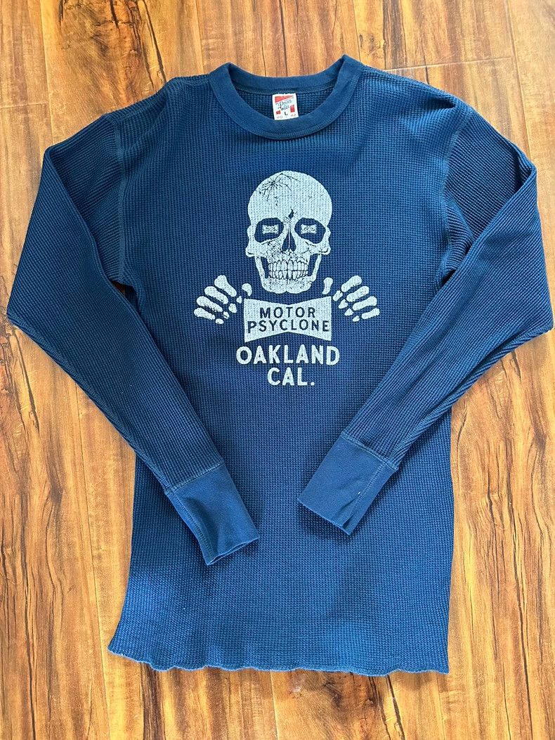 Freewheelers Freewheelers Long Sleeve Shirt in Navy Color Size US L / EU 52-54 / 3 - 1 Thumbnail