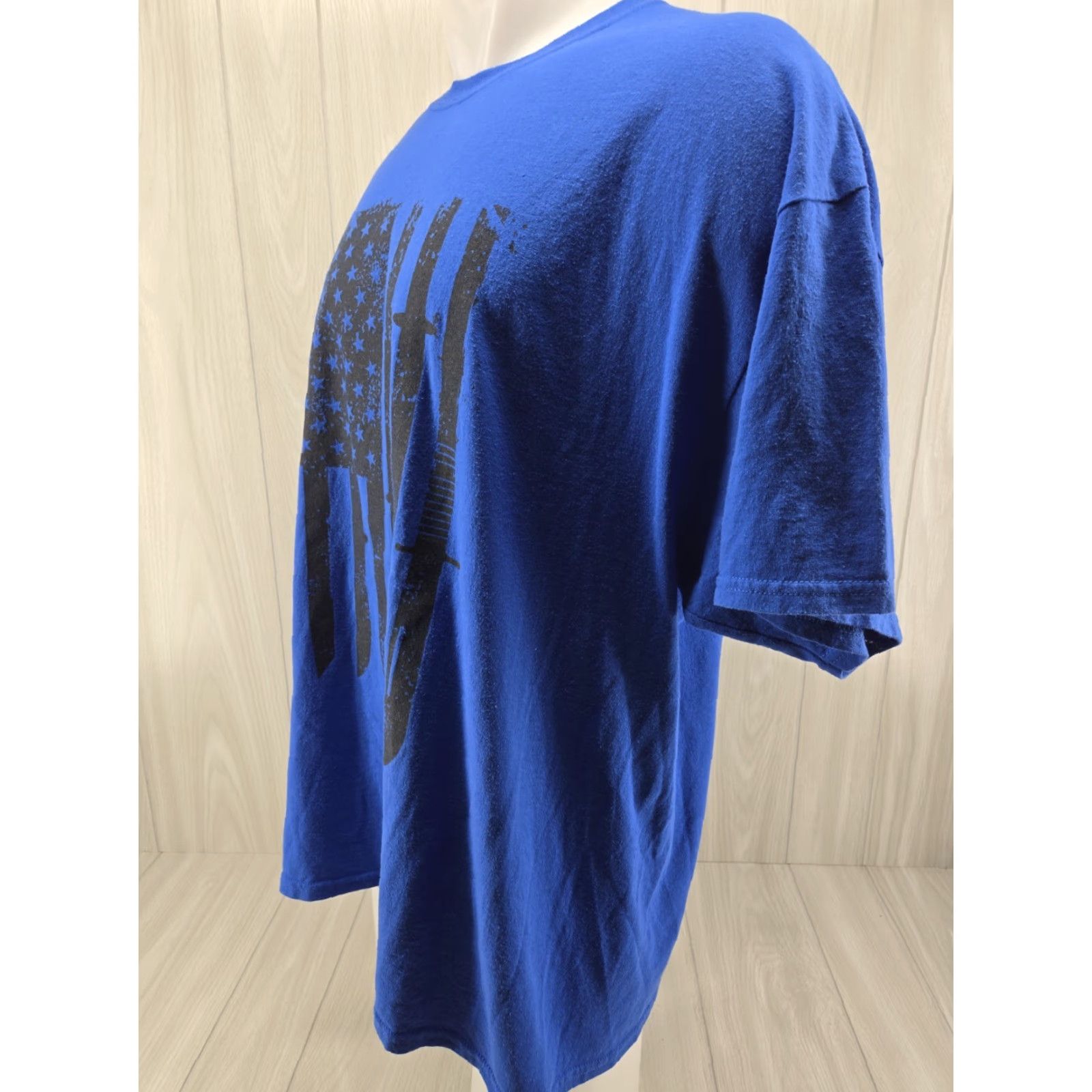 Logo 7 Mens 2XL Blue Smoky Mountain Knife Works Shirt SMKW Logo T-Shirt Short Sleeve Graphic Print Men Size US XXL / EU 58 / 5 - 4 Thumbnail