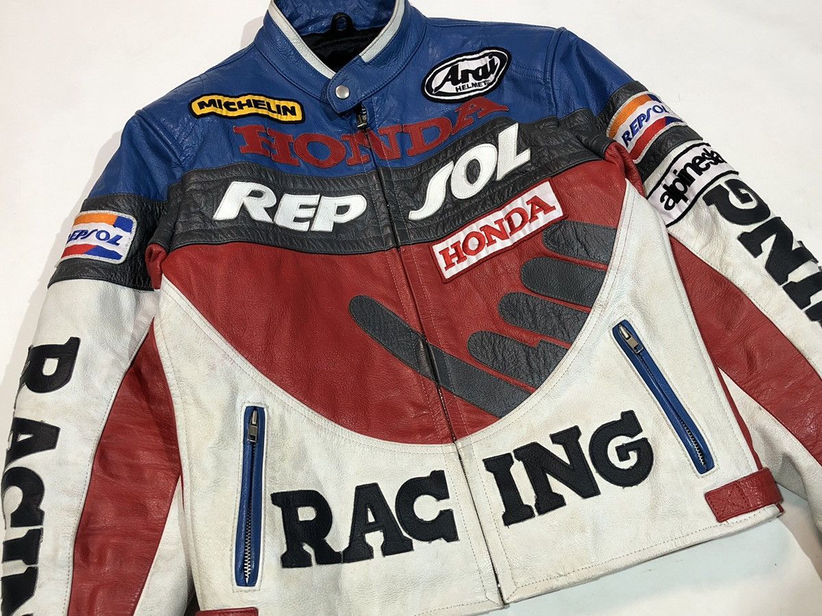Dainese × Ferrari × Honda Honda Motorcycle leather jacket Racing Vintage Size US M / EU 48-50 / 2 - 12 Thumbnail